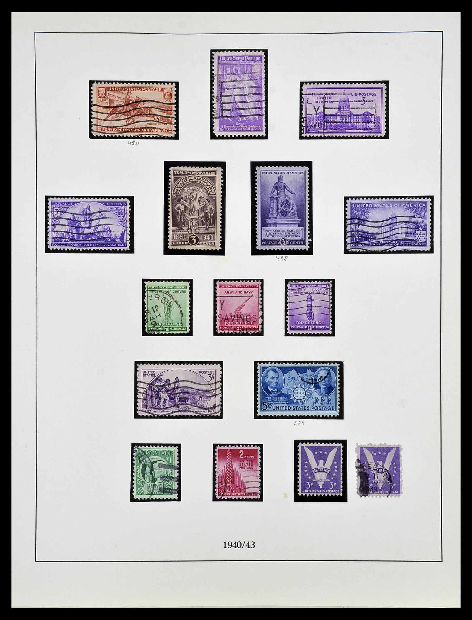 34024 116 - Postzegelverzameling 34024 USA 1857-1995.