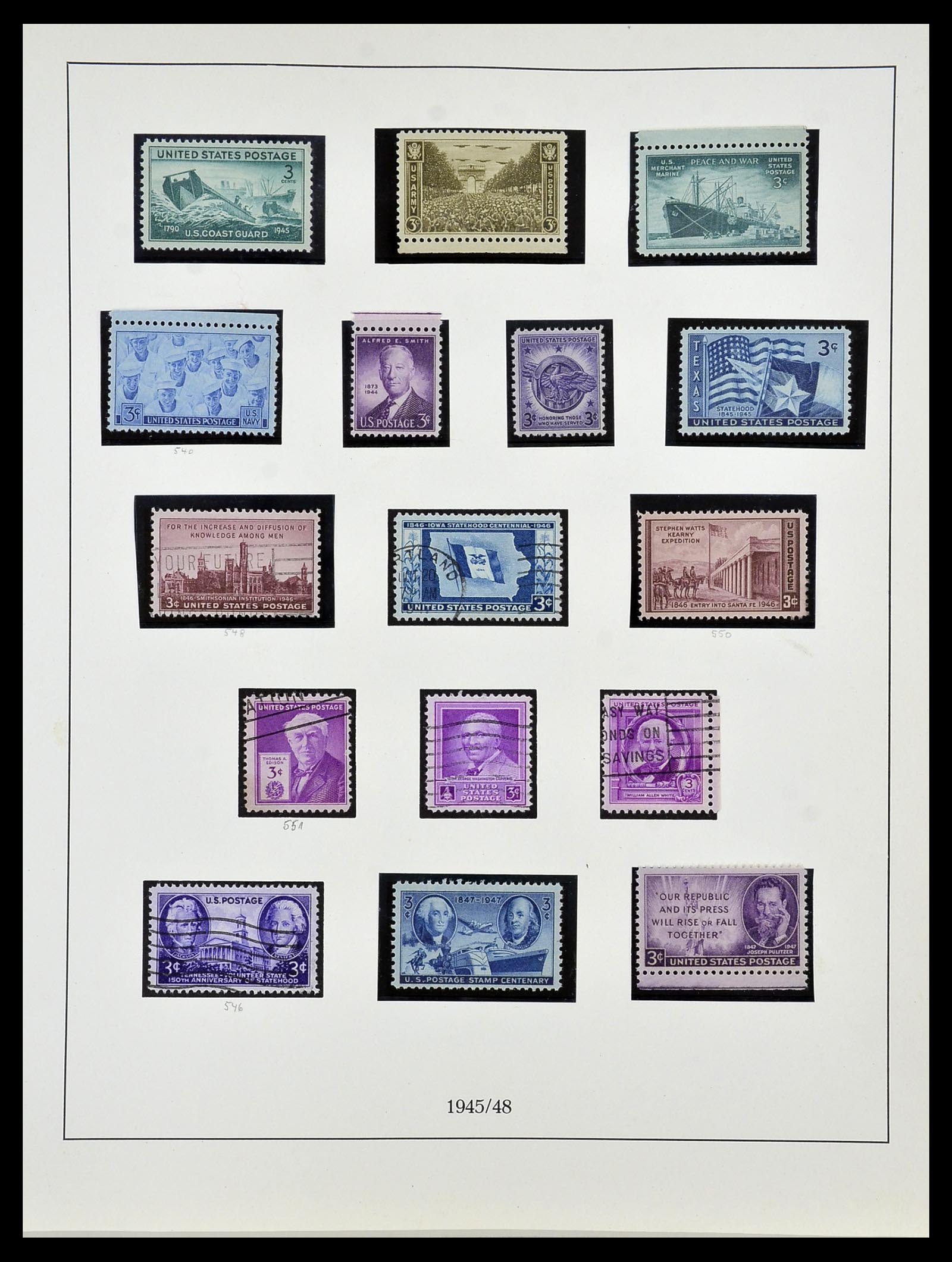 34024 119 - Postzegelverzameling 34024 USA 1857-1995.