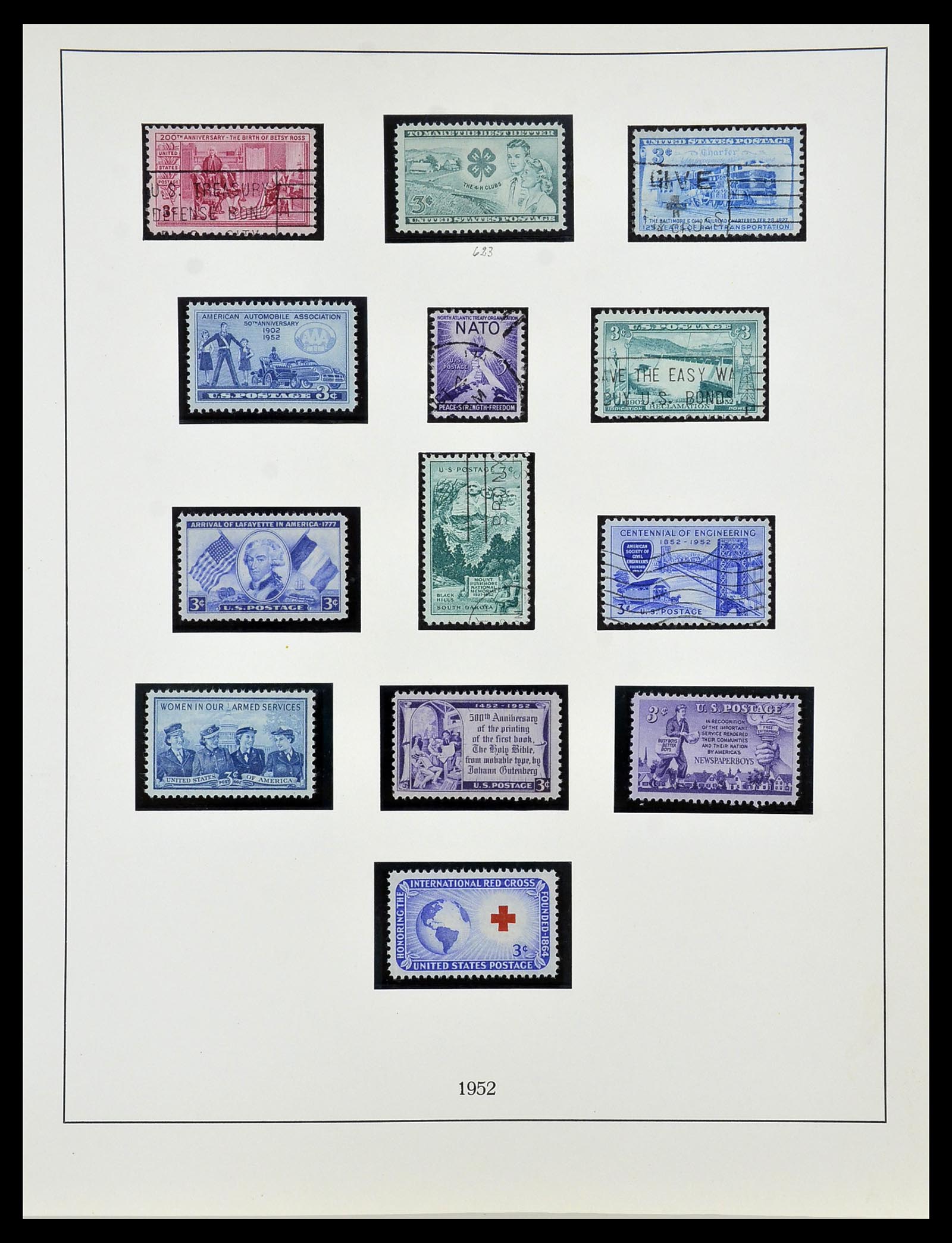 34024 124 - Postzegelverzameling 34024 USA 1857-1995.