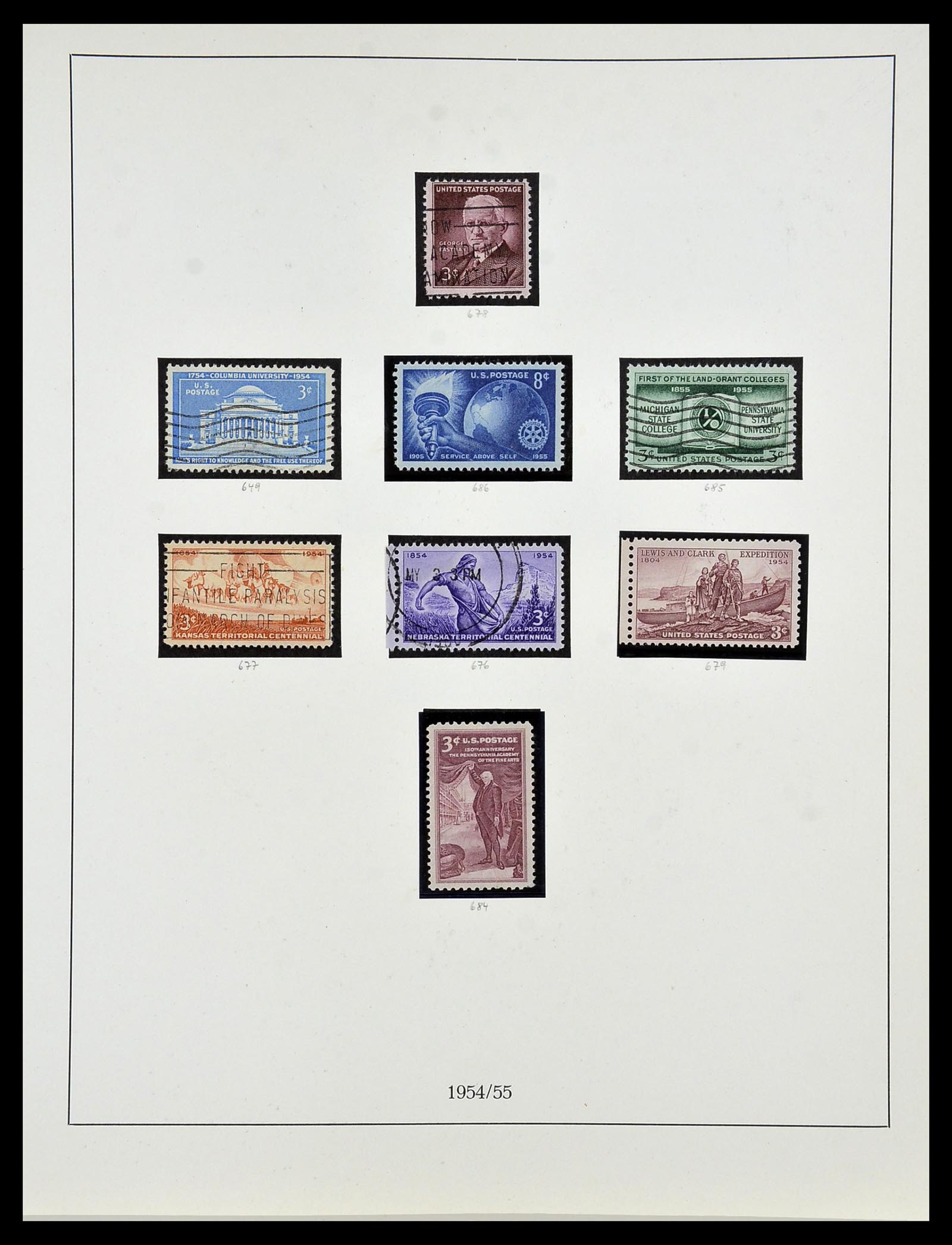 34024 126 - Postzegelverzameling 34024 USA 1857-1995.