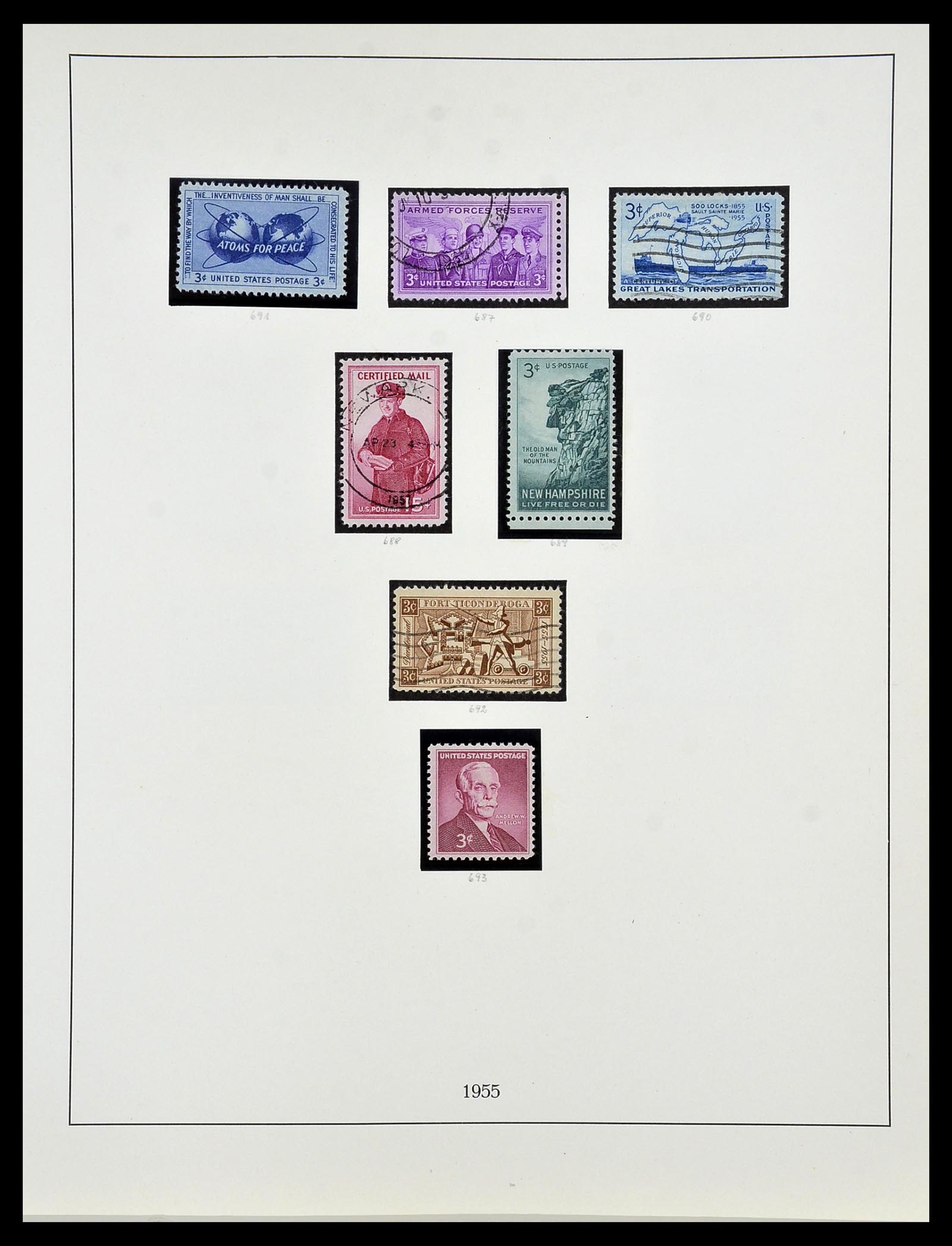 34024 127 - Postzegelverzameling 34024 USA 1857-1995.
