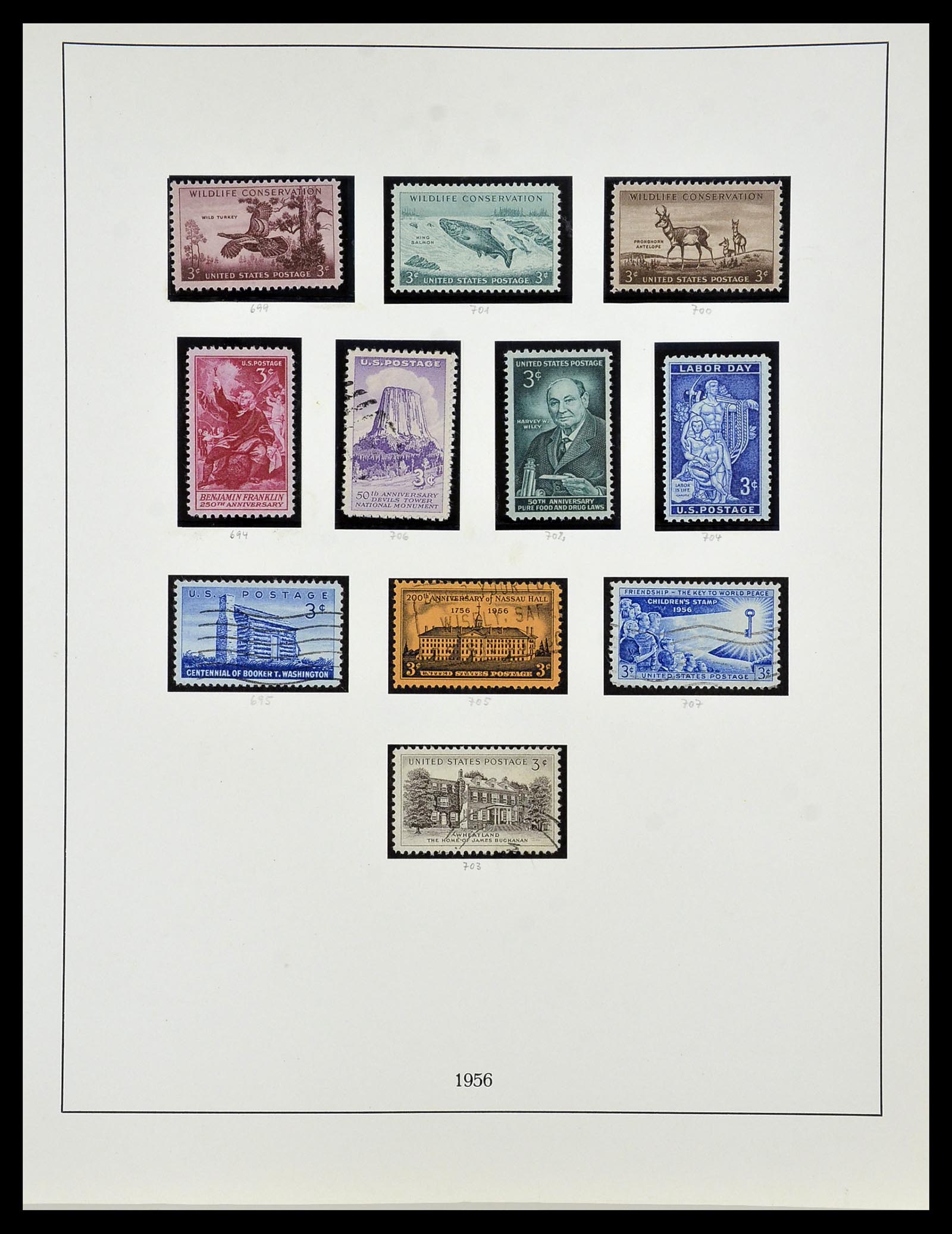 34024 128 - Postzegelverzameling 34024 USA 1857-1995.