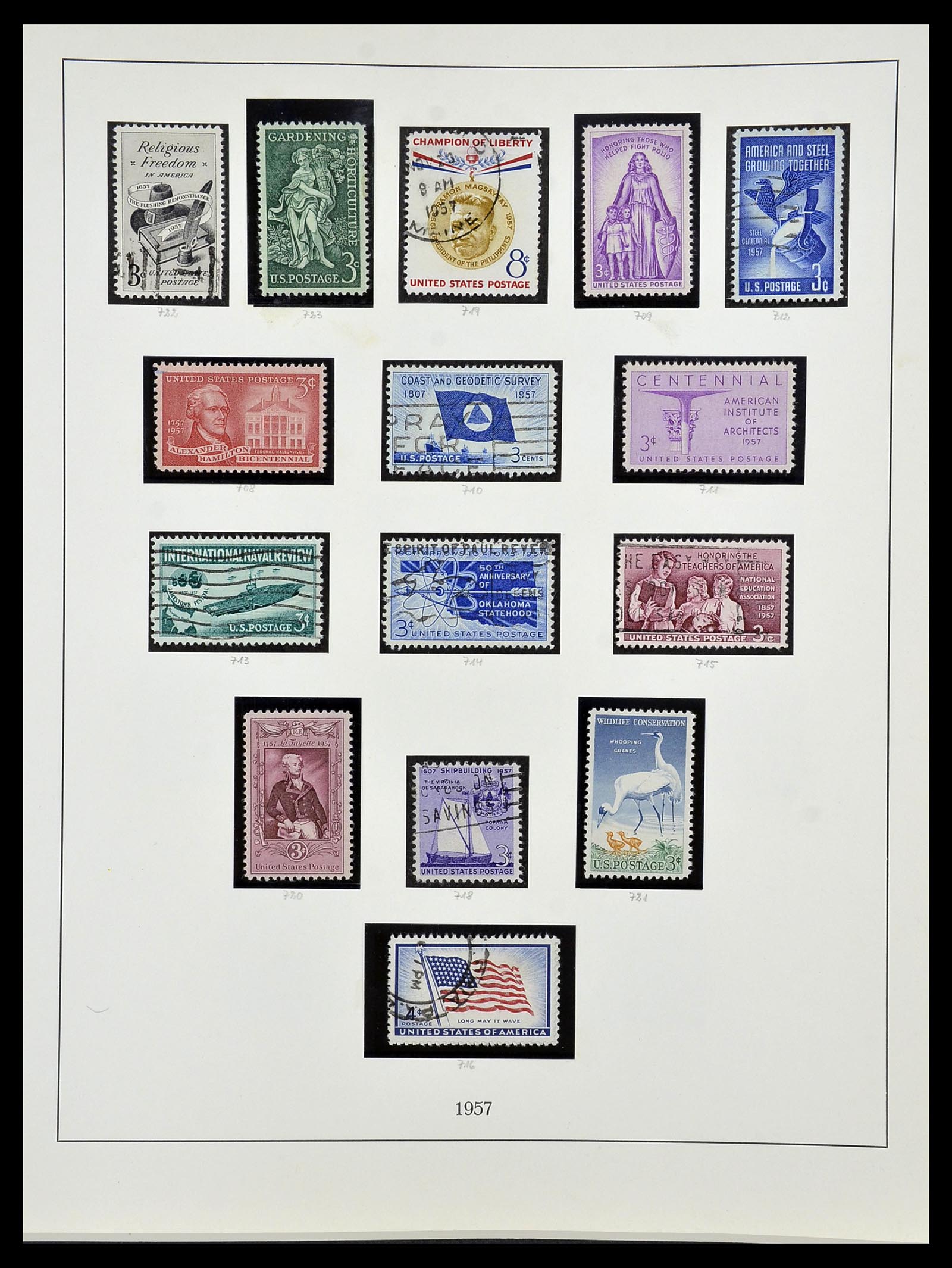 34024 130 - Postzegelverzameling 34024 USA 1857-1995.