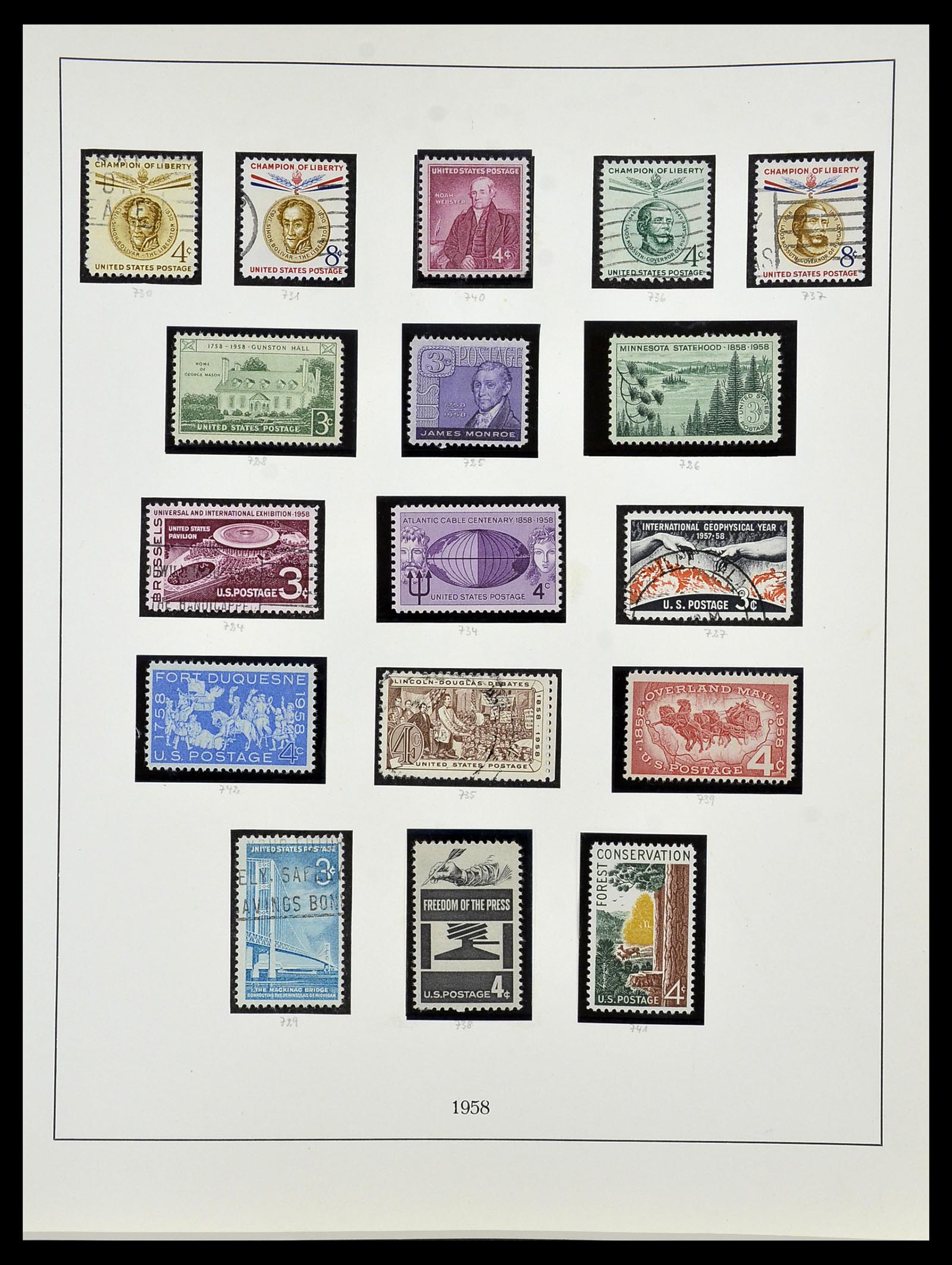 34024 131 - Postzegelverzameling 34024 USA 1857-1995.