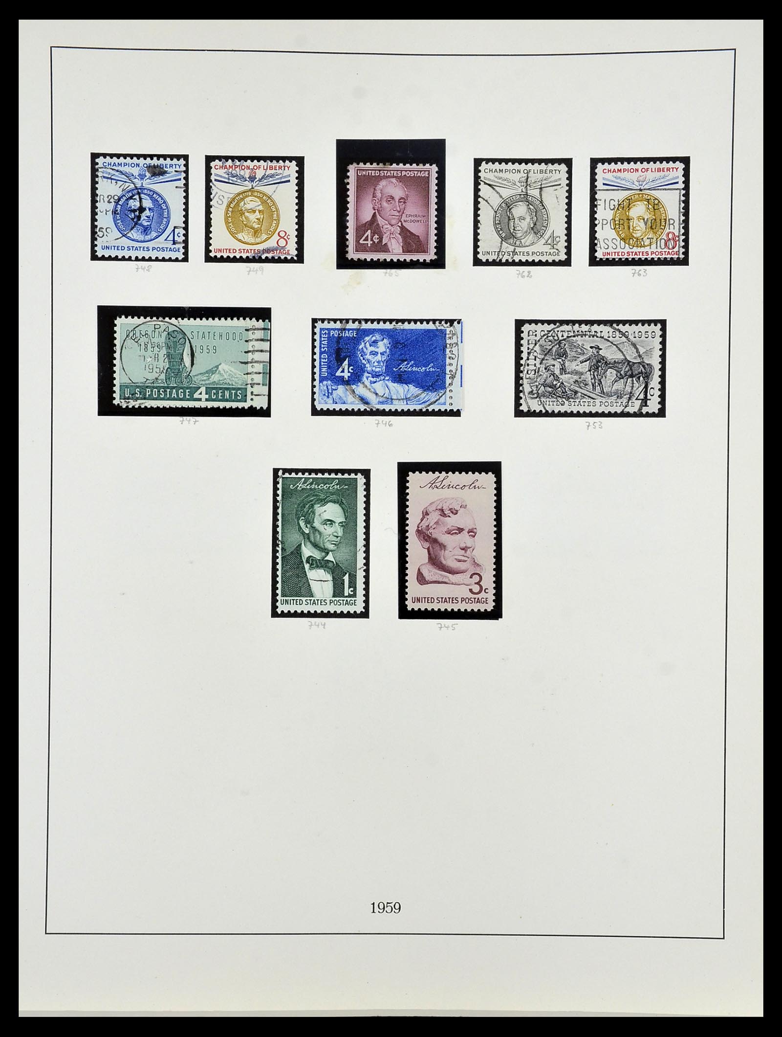 34024 132 - Postzegelverzameling 34024 USA 1857-1995.
