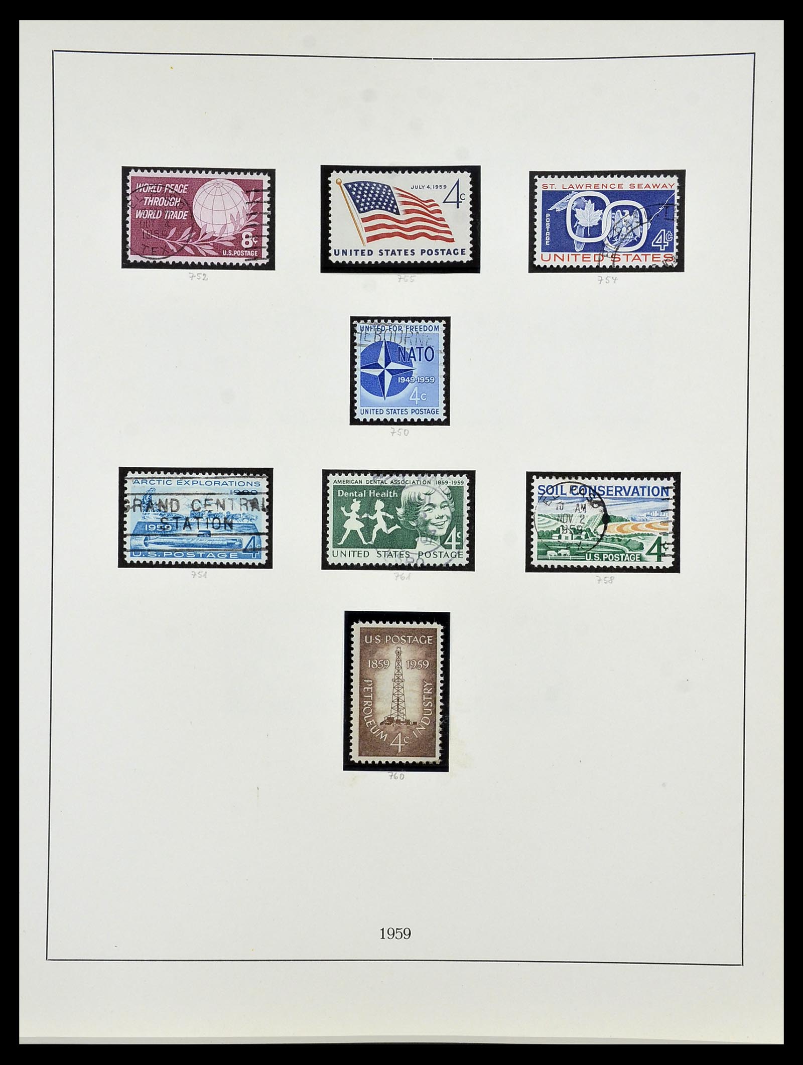 34024 133 - Postzegelverzameling 34024 USA 1857-1995.