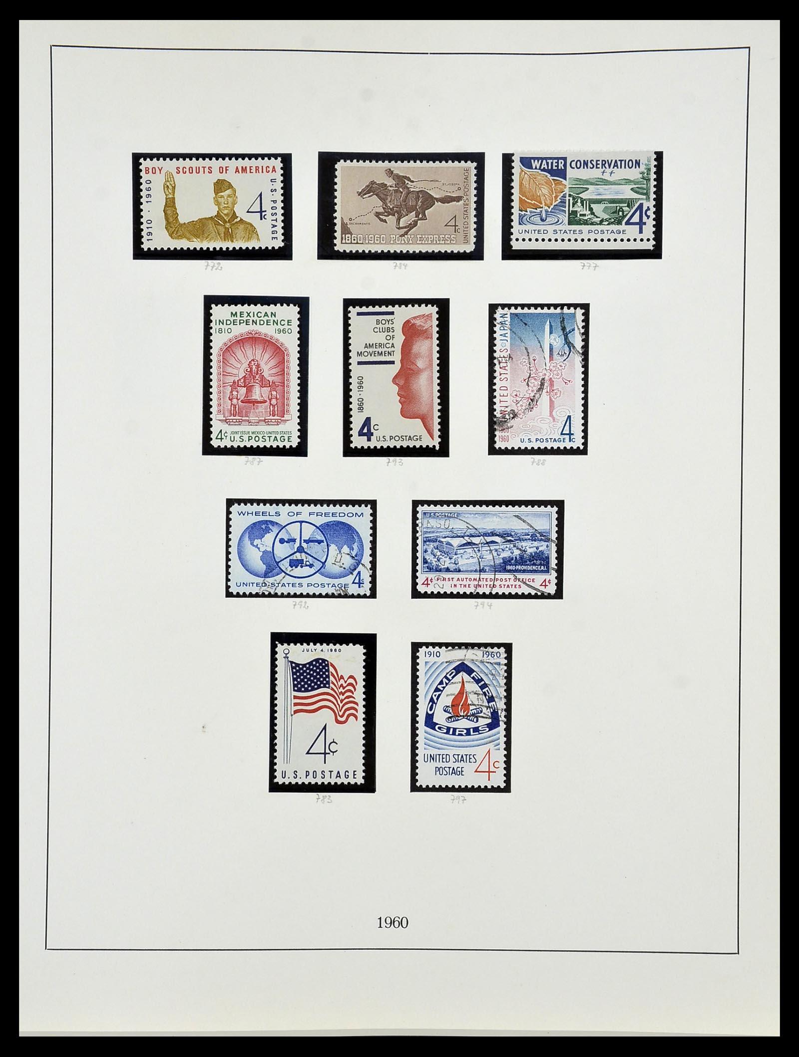 34024 135 - Postzegelverzameling 34024 USA 1857-1995.