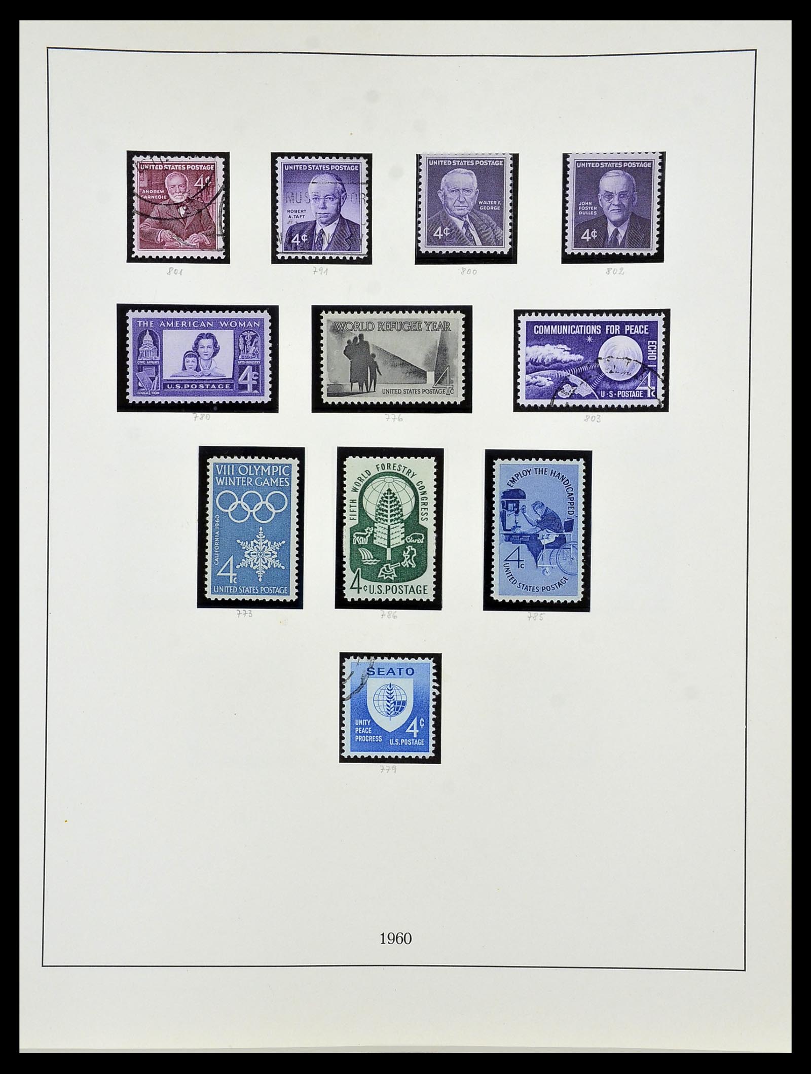 34024 136 - Postzegelverzameling 34024 USA 1857-1995.