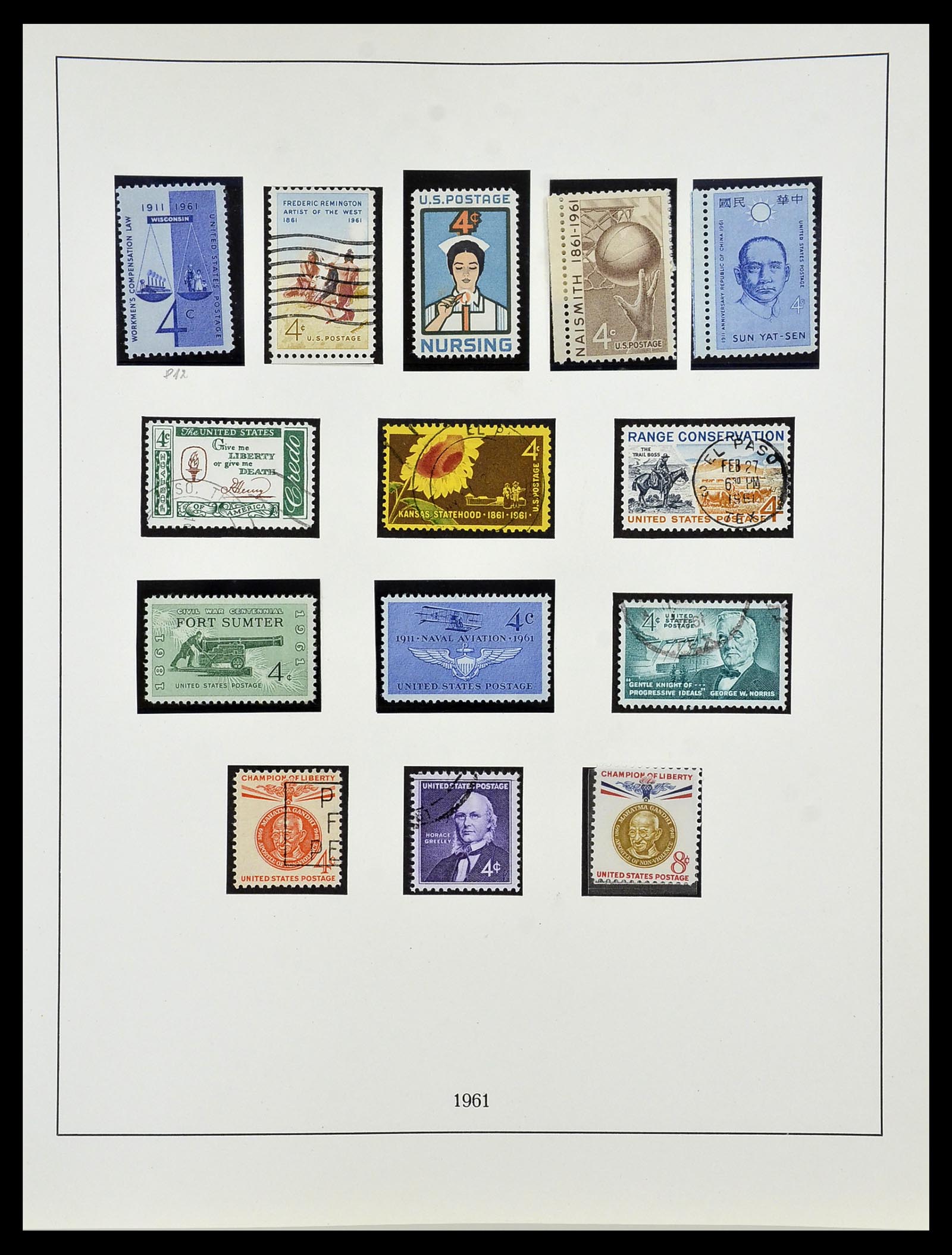 34024 137 - Postzegelverzameling 34024 USA 1857-1995.