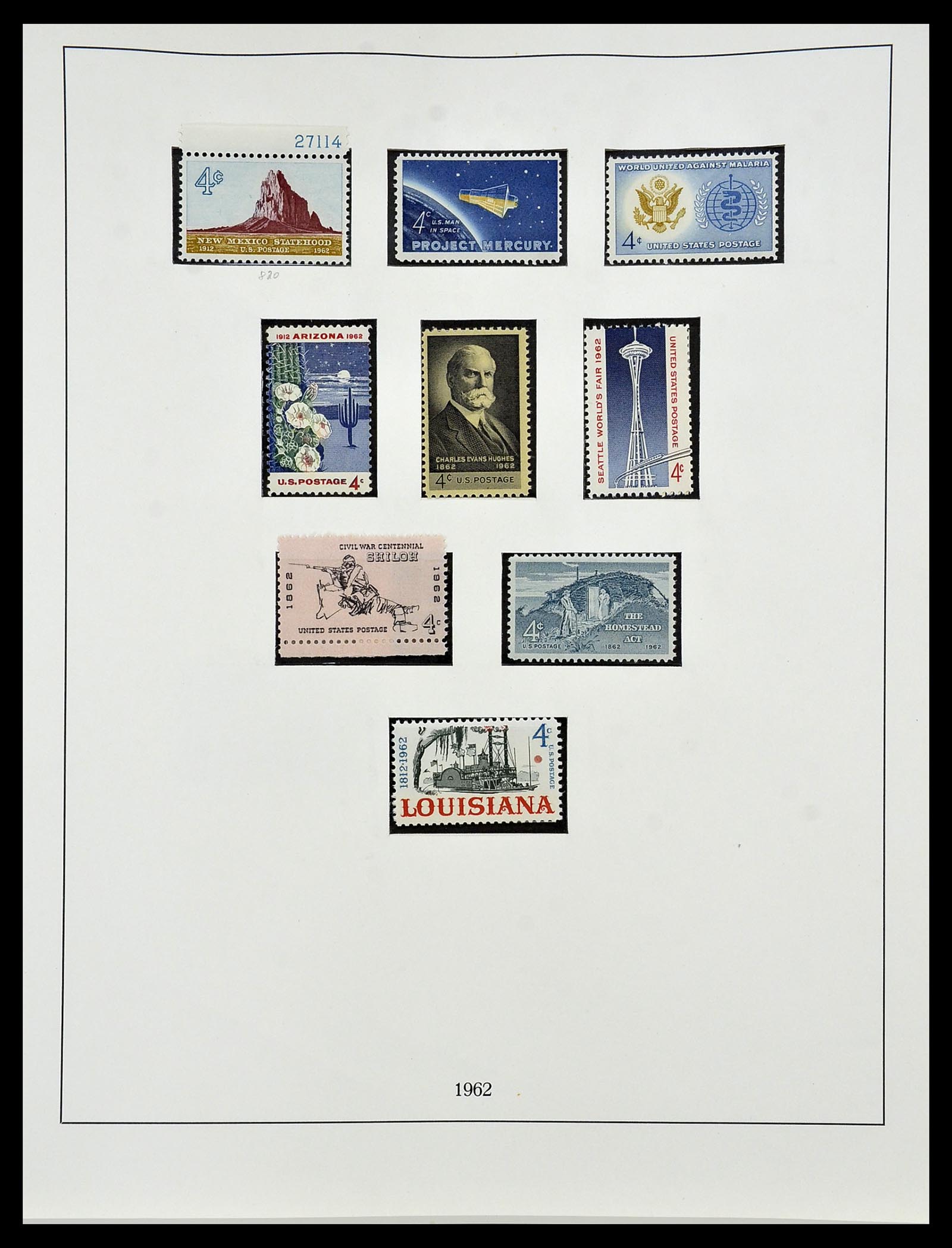 34024 138 - Postzegelverzameling 34024 USA 1857-1995.