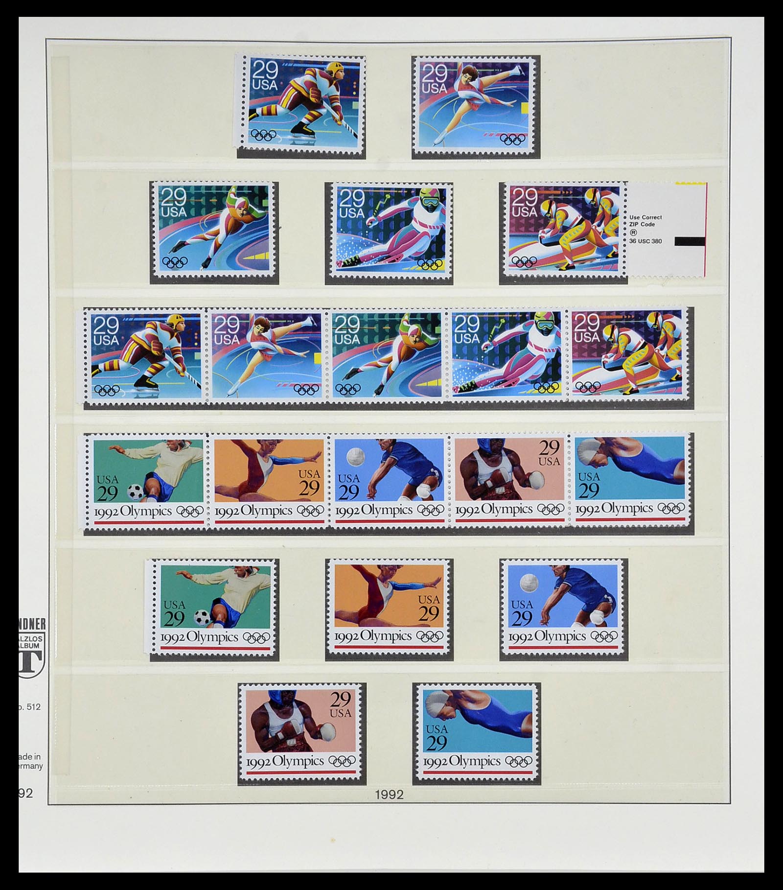 34024 321 - Stamp collection 34024 USA 1857-1995.