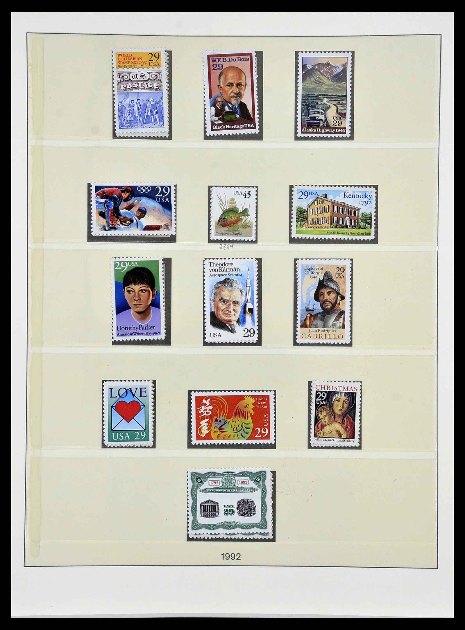 34024 322 - Stamp collection 34024 USA 1857-1995.