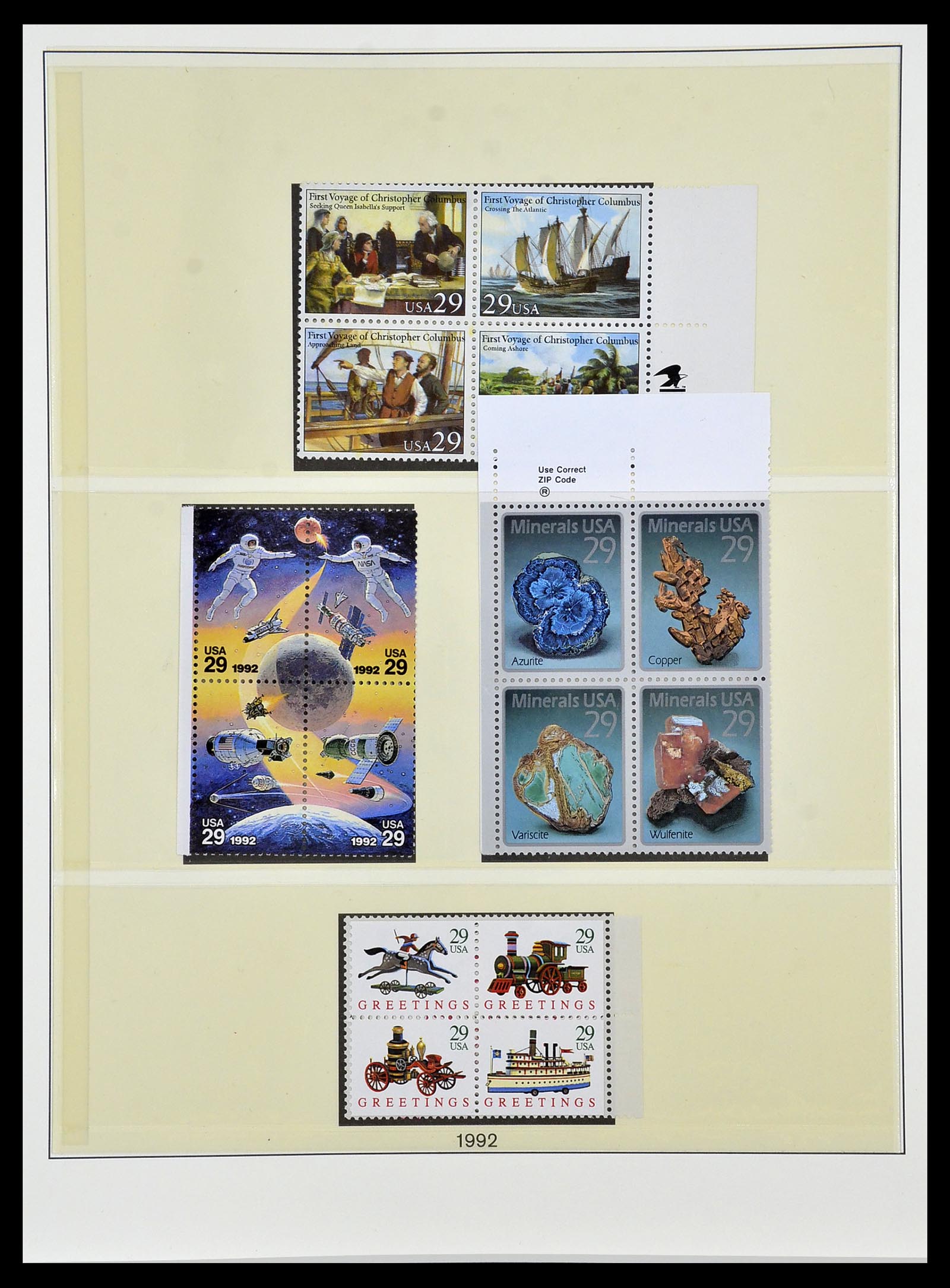 34024 330 - Stamp collection 34024 USA 1857-1995.