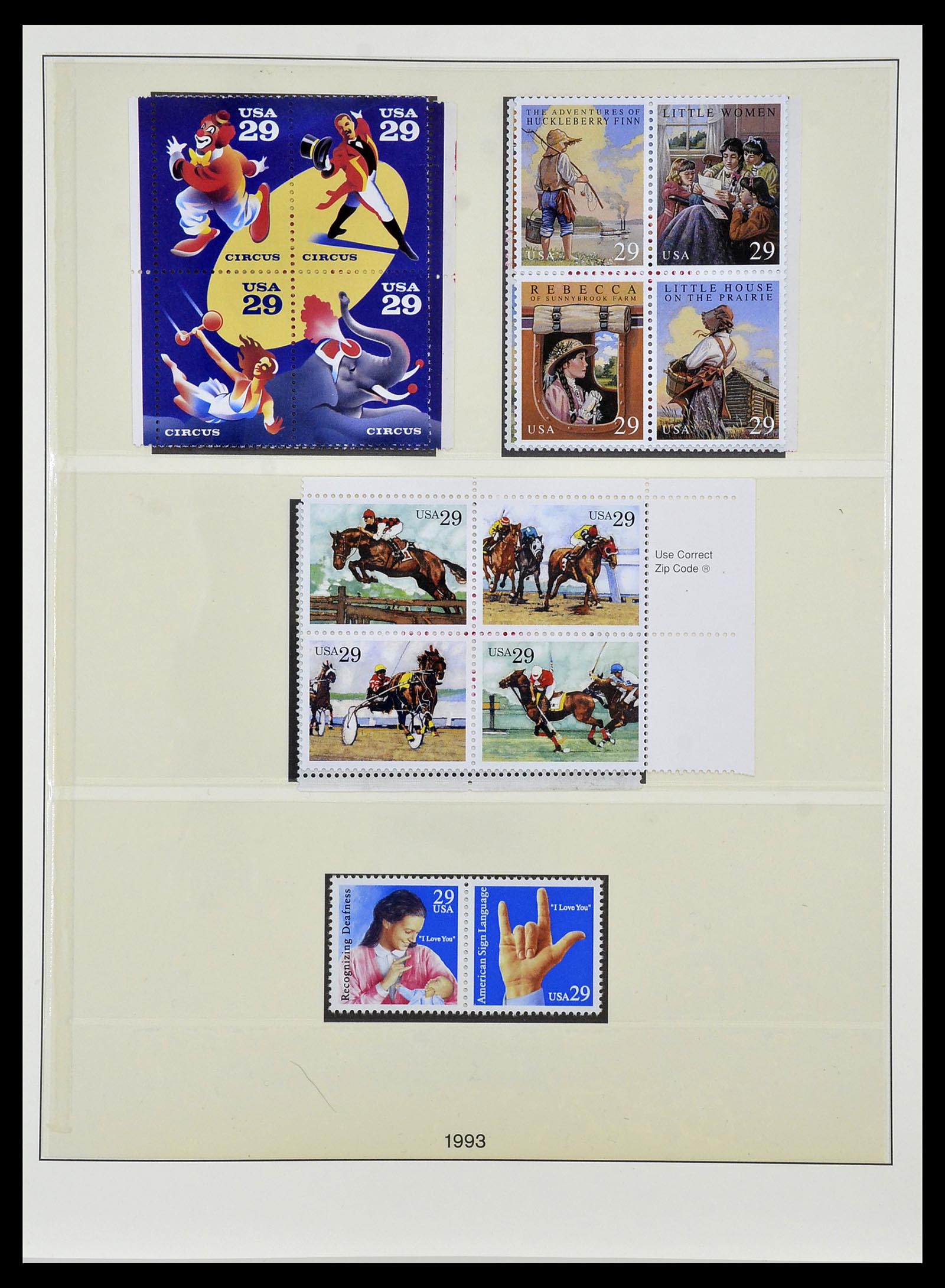 34024 345 - Stamp collection 34024 USA 1857-1995.