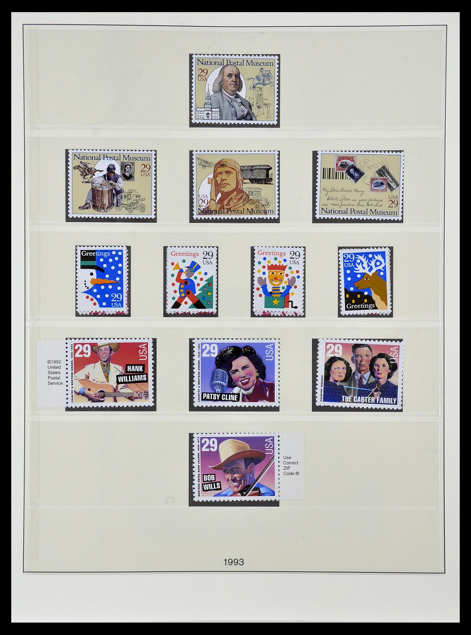 34024 353 - Stamp collection 34024 USA 1857-1995.
