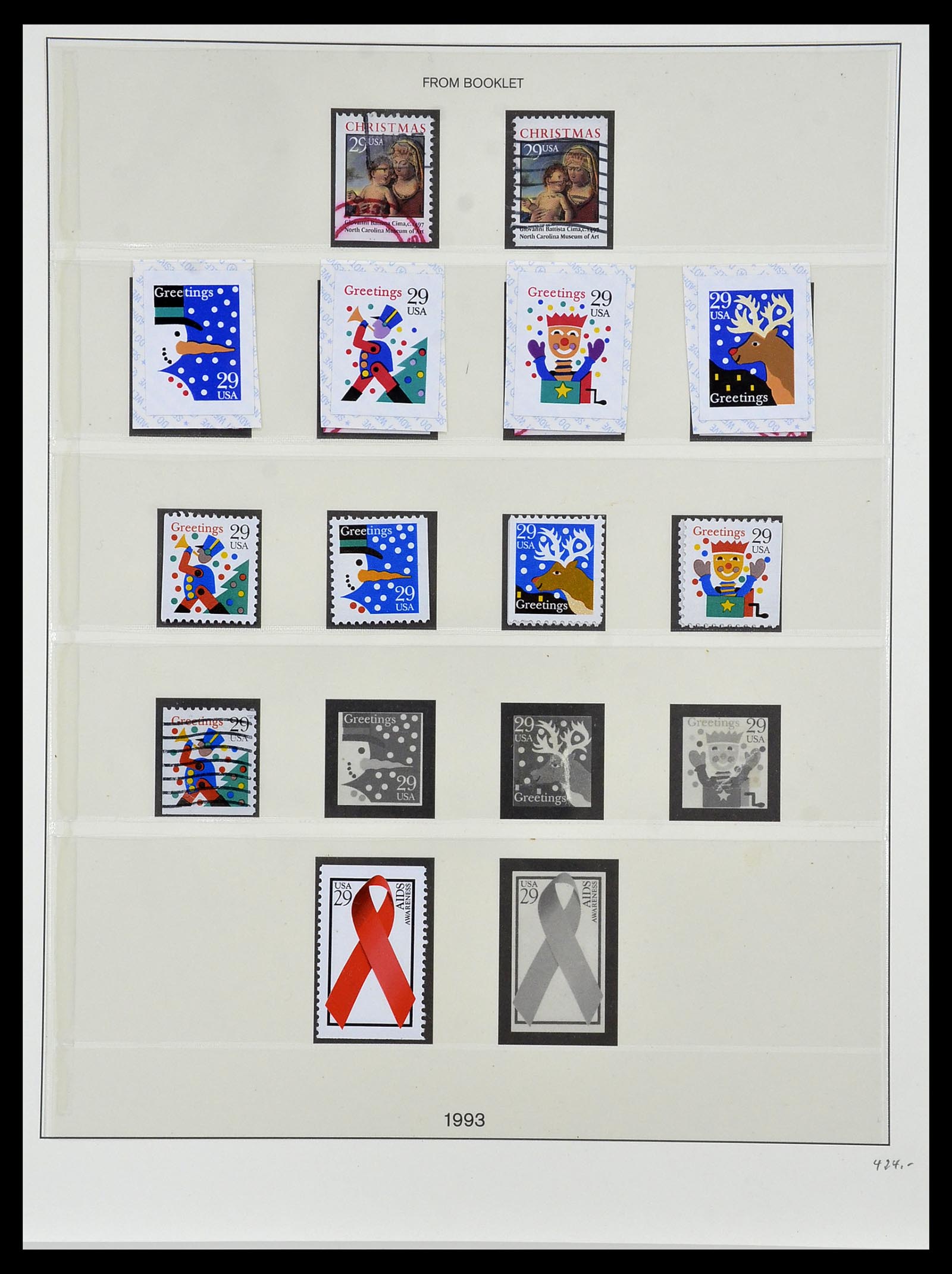 34024 363 - Postzegelverzameling 34024 USA 1857-1995.