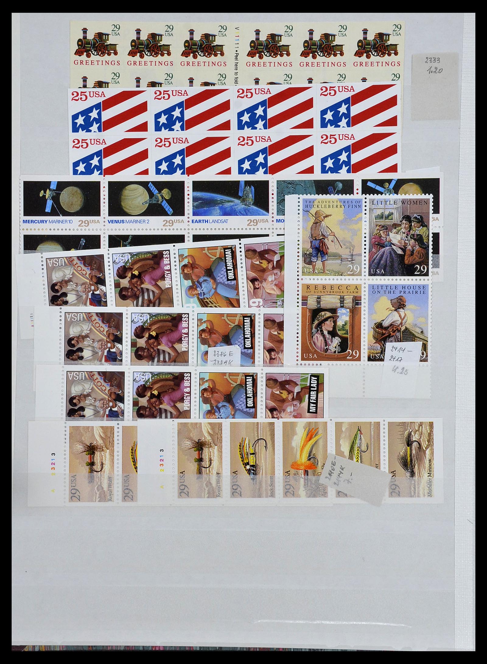 34024 369 - Postzegelverzameling 34024 USA 1857-1995.