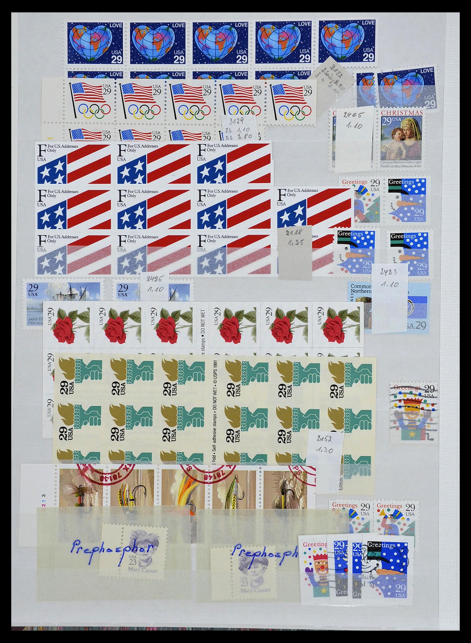 34024 371 - Stamp collection 34024 USA 1857-1995.