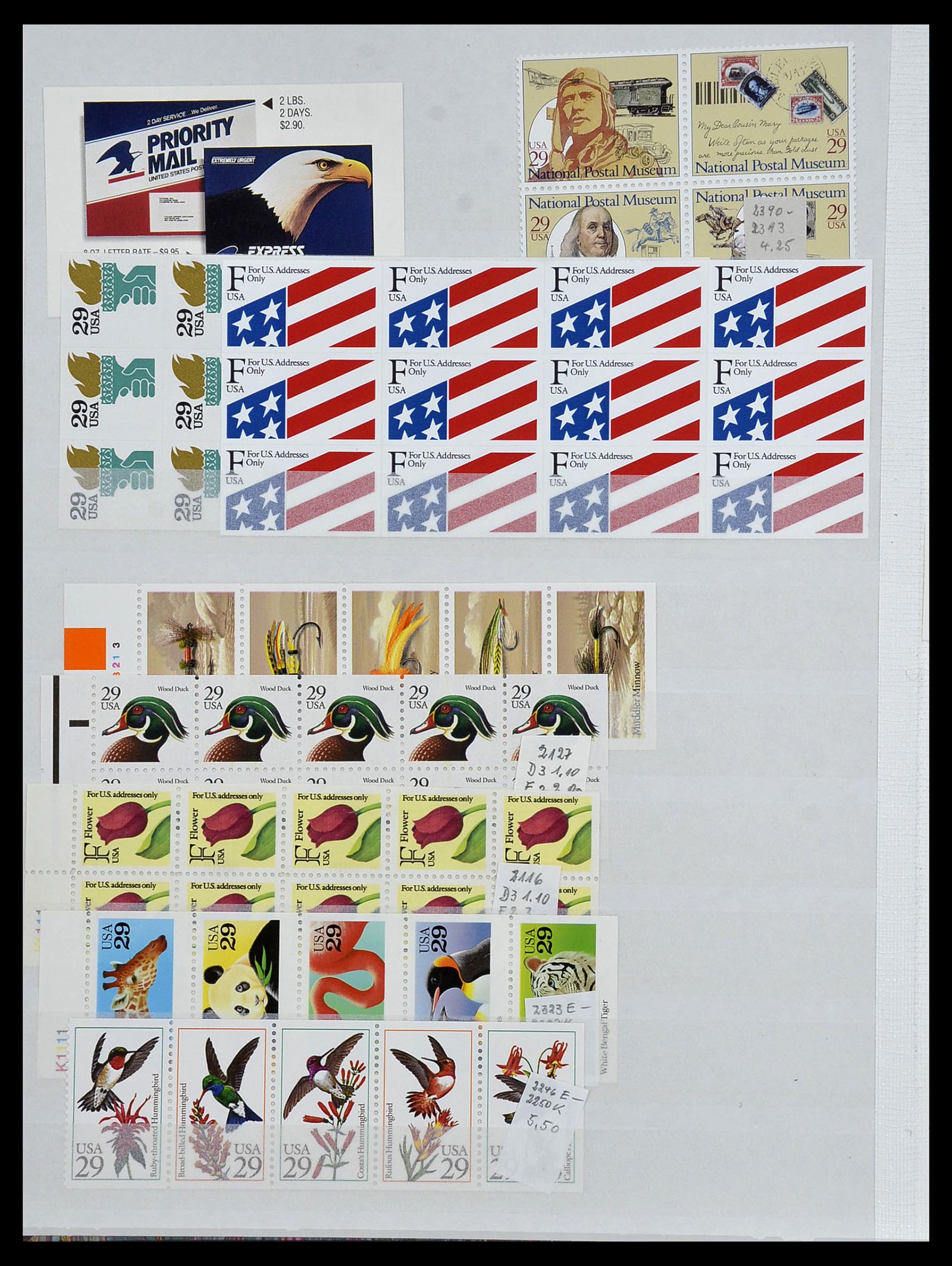 34024 373 - Postzegelverzameling 34024 USA 1857-1995.