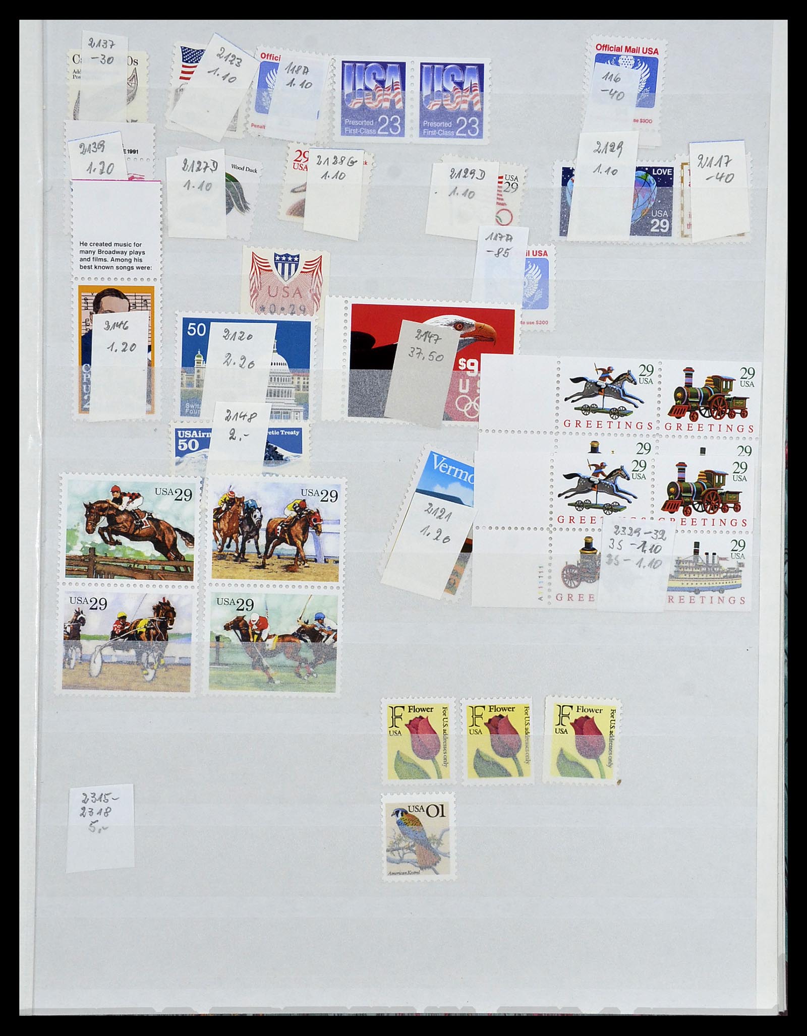 34024 374 - Stamp collection 34024 USA 1857-1995.