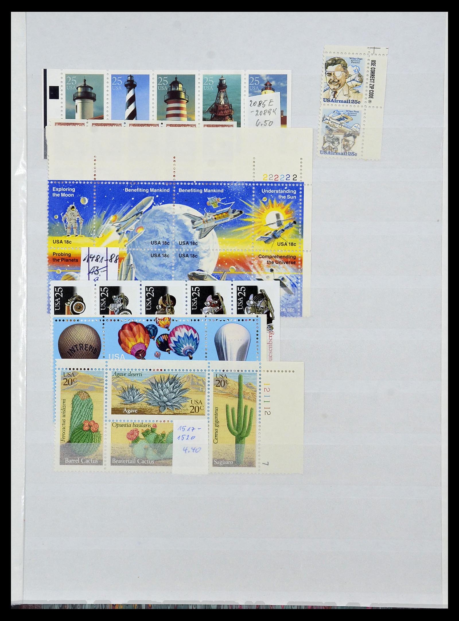 34024 376 - Stamp collection 34024 USA 1857-1995.