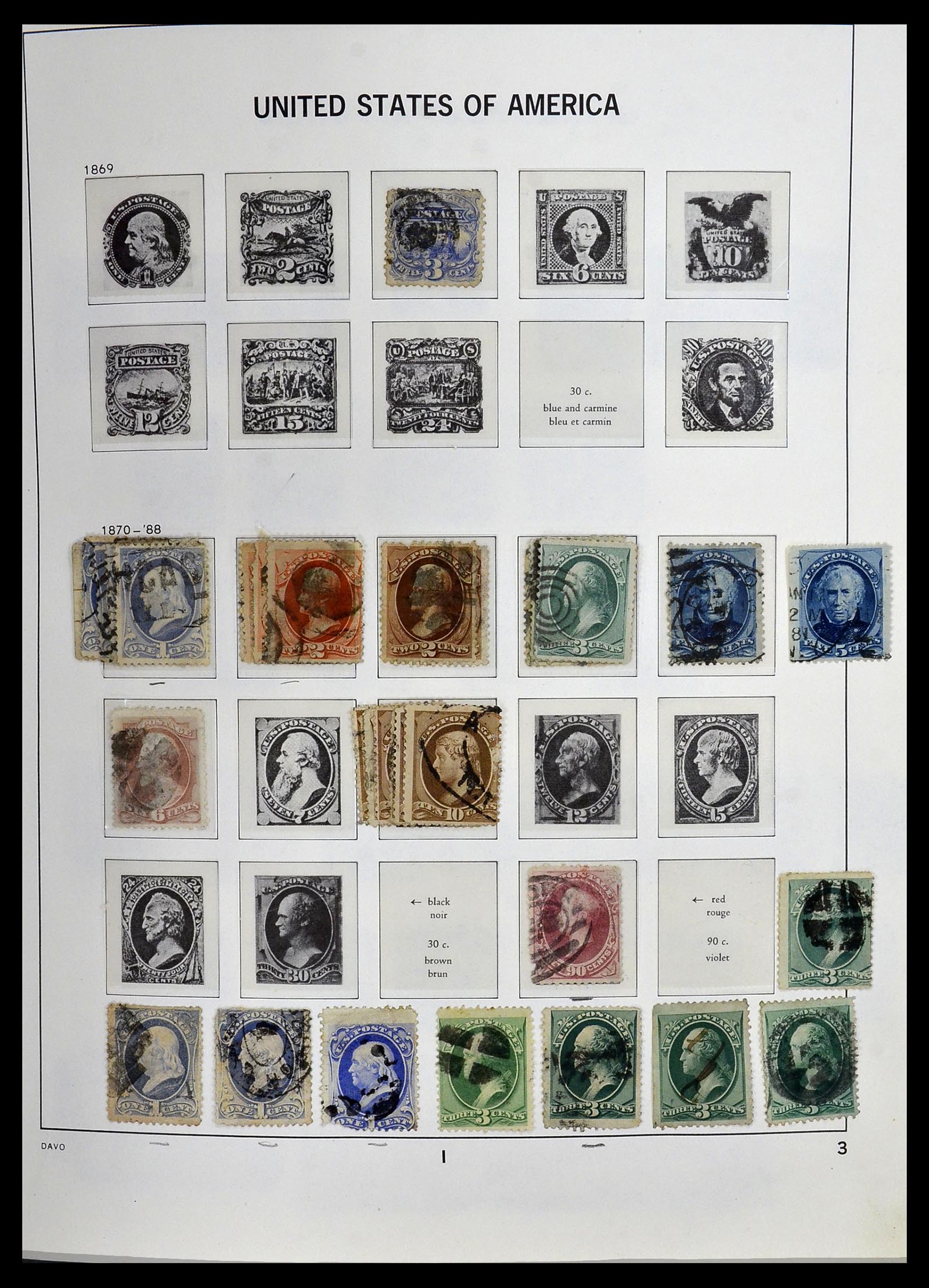 34026 004 - Stamp collection 34026 USA 1851-2001.