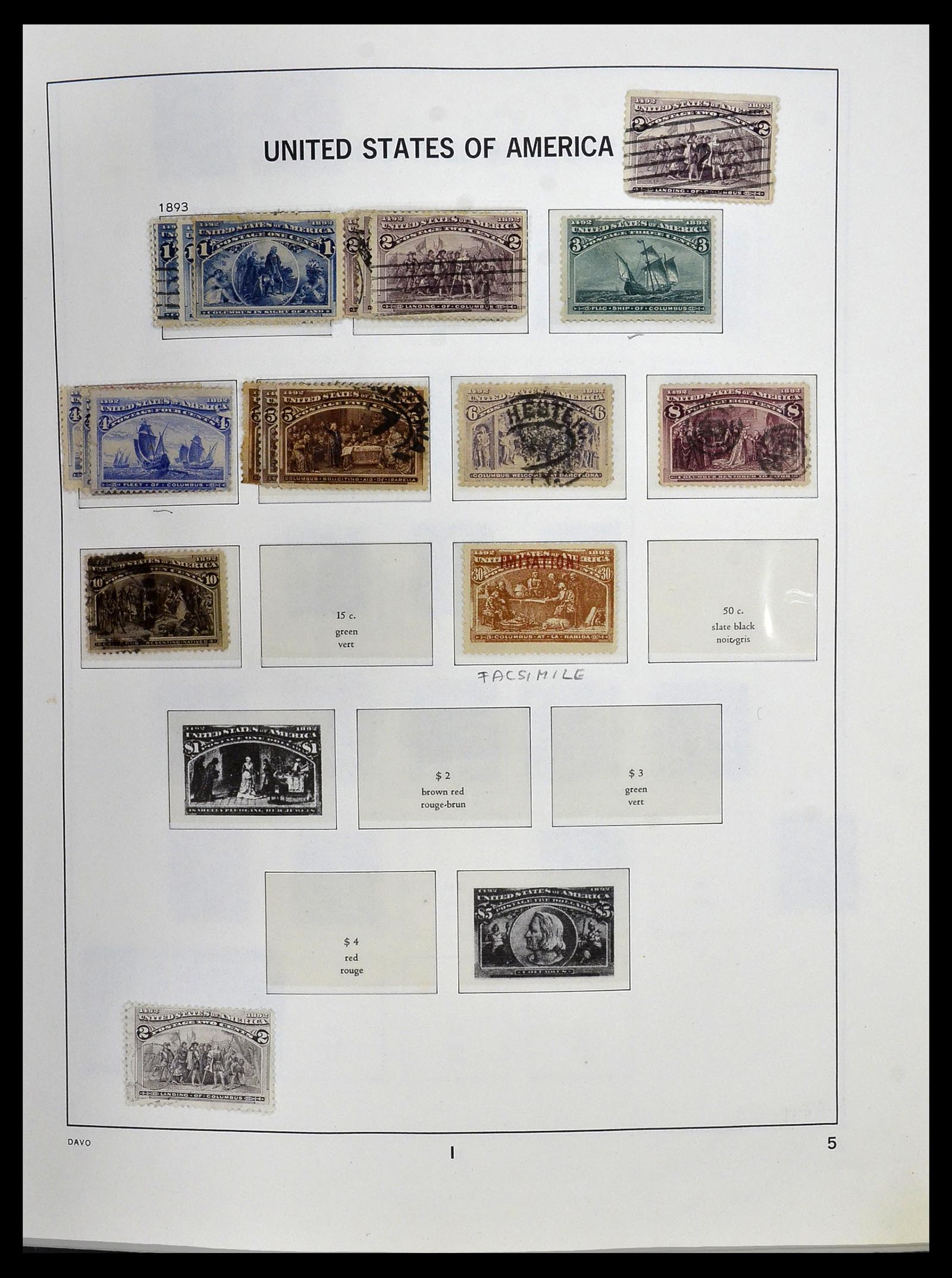 34026 006 - Postzegelverzameling 34026 USA 1851-2001.