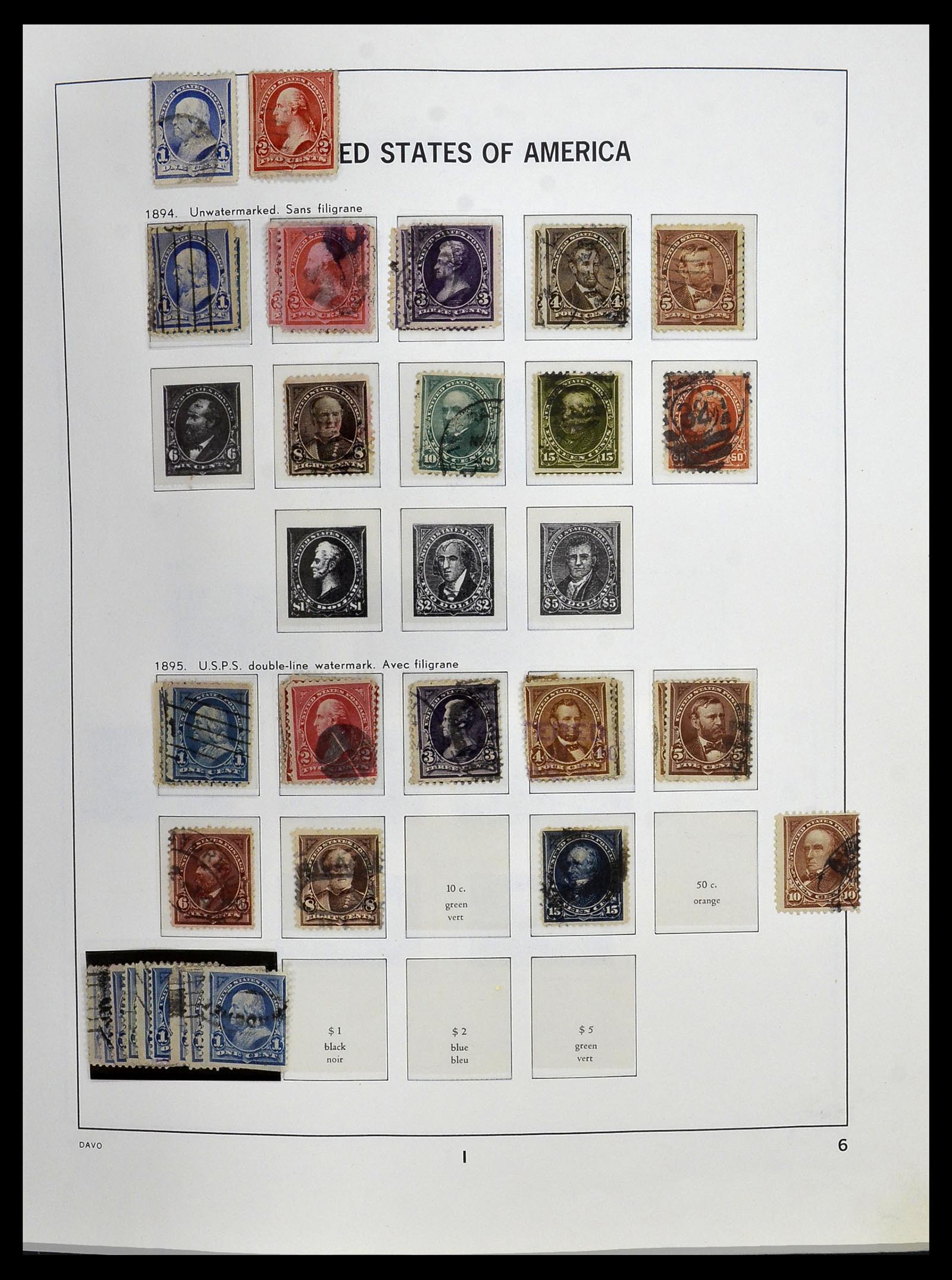 34026 007 - Stamp collection 34026 USA 1851-2001.