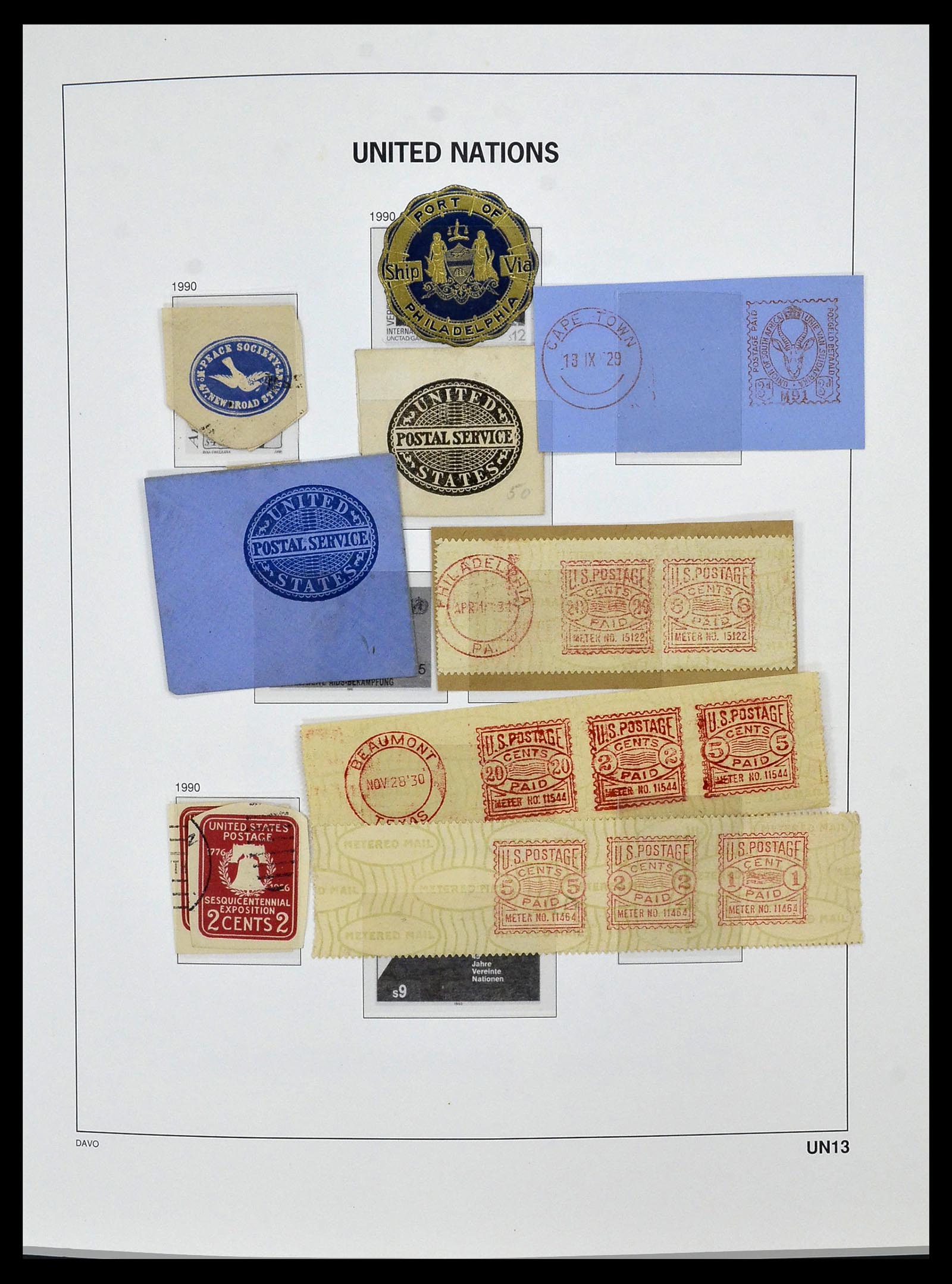 34026 017 - Postzegelverzameling 34026 USA 1851-2001.