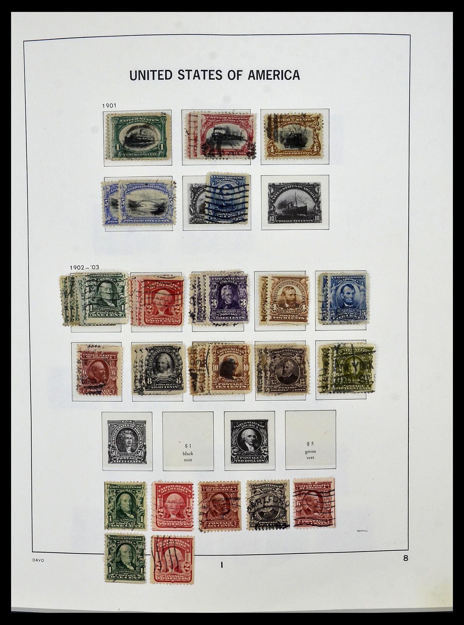 34026 021 - Postzegelverzameling 34026 USA 1851-2001.