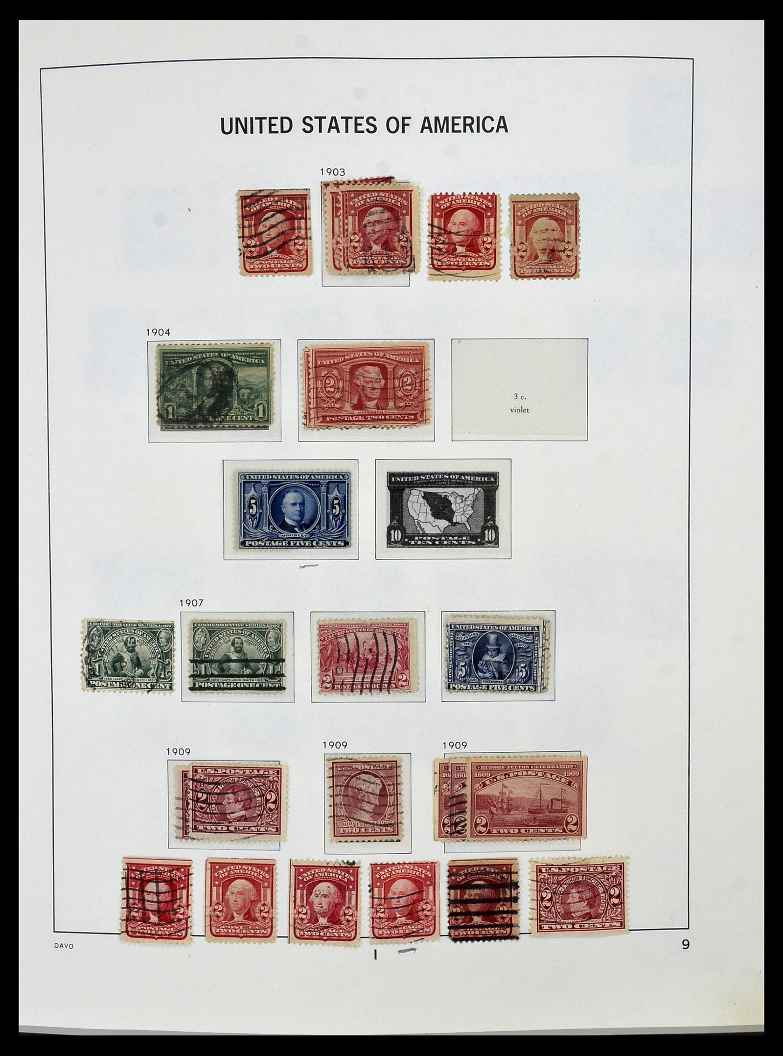 34026 022 - Postzegelverzameling 34026 USA 1851-2001.