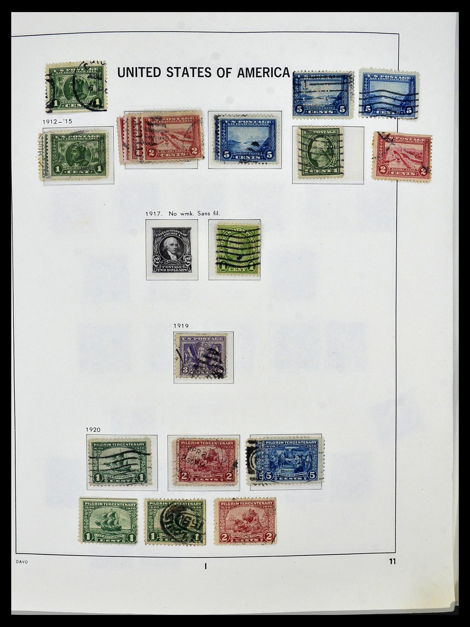 34026 025 - Stamp collection 34026 USA 1851-2001.