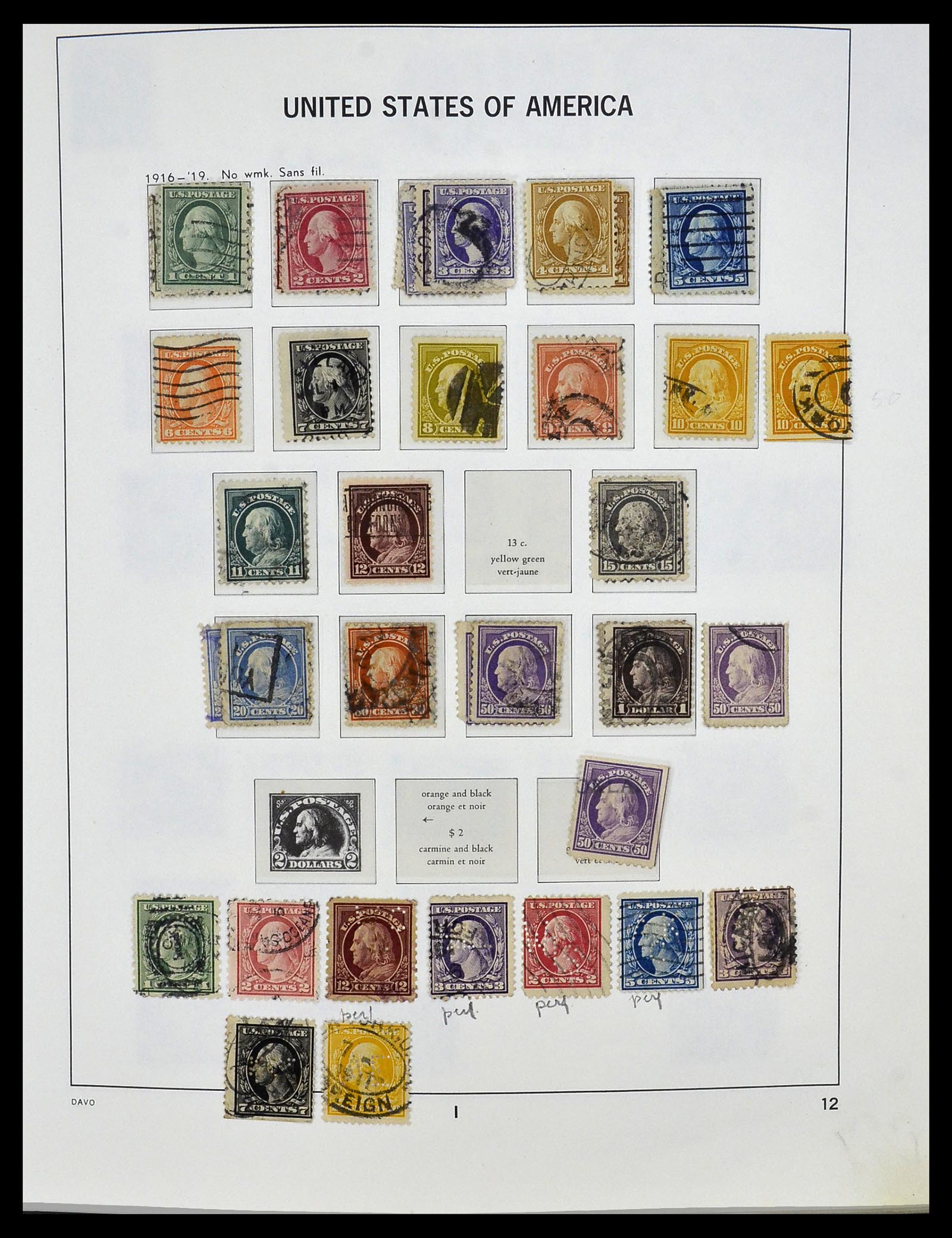 34026 026 - Stamp collection 34026 USA 1851-2001.