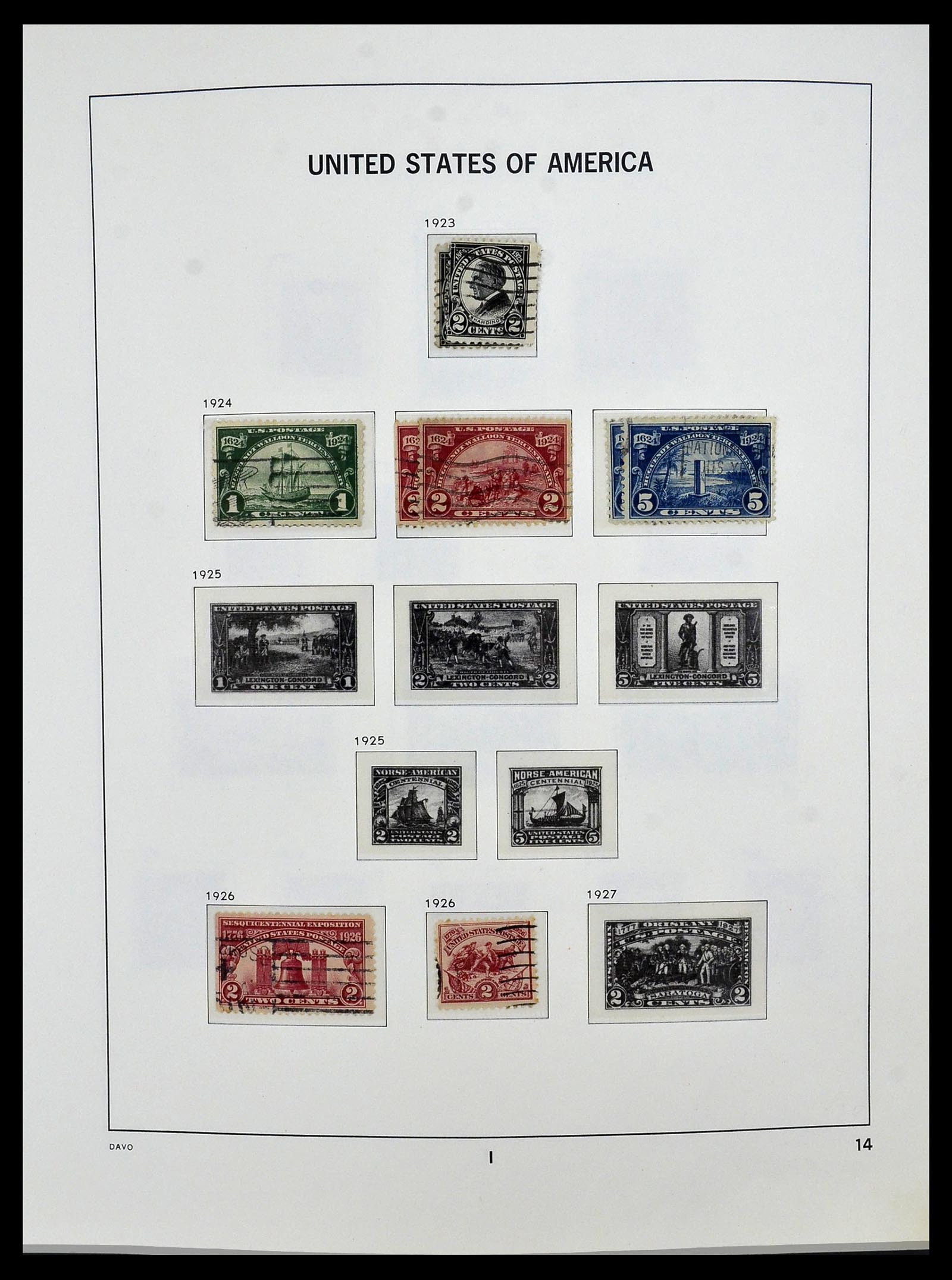 34026 030 - Stamp collection 34026 USA 1851-2001.