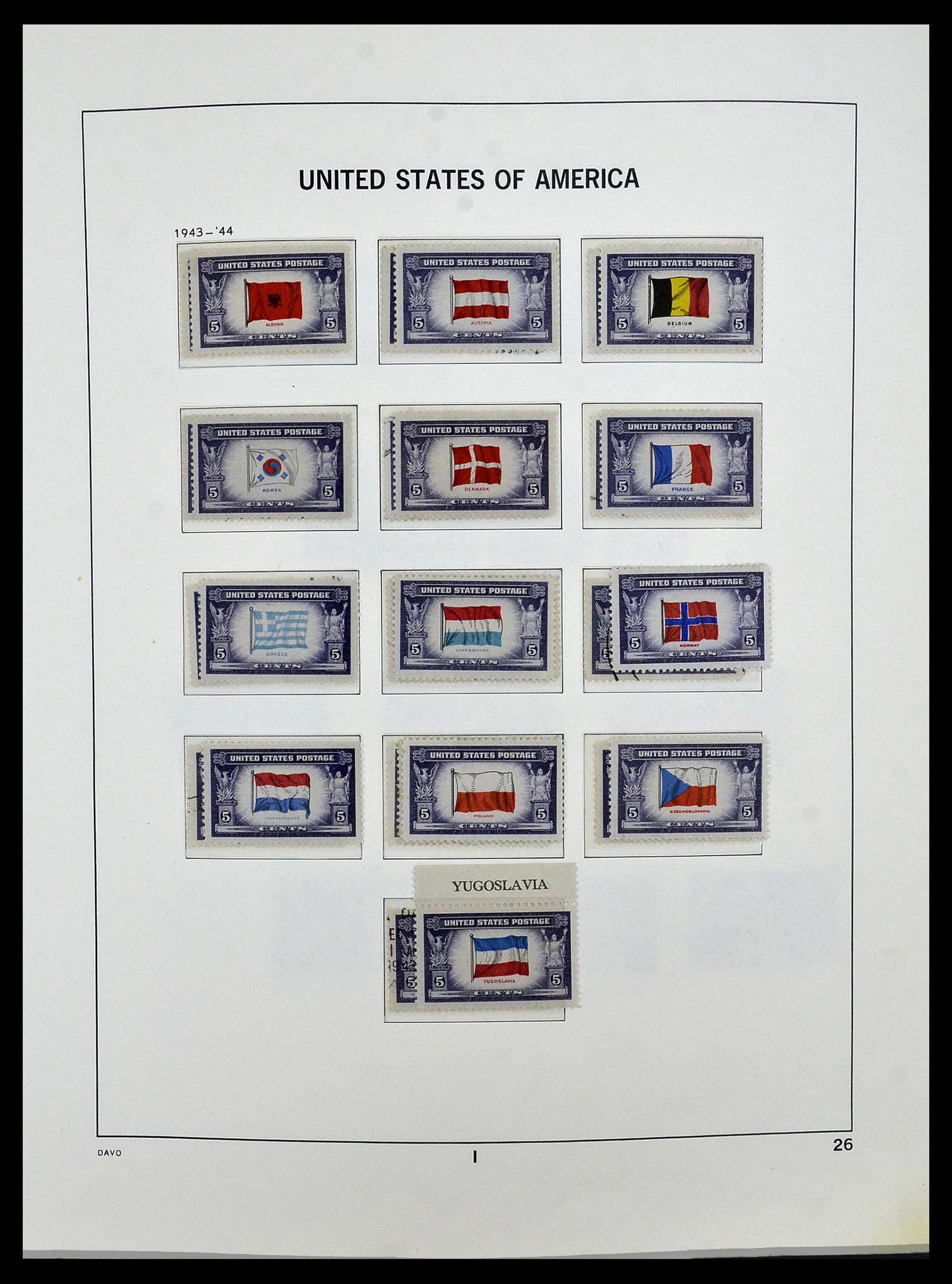 34026 043 - Postzegelverzameling 34026 USA 1851-2001.