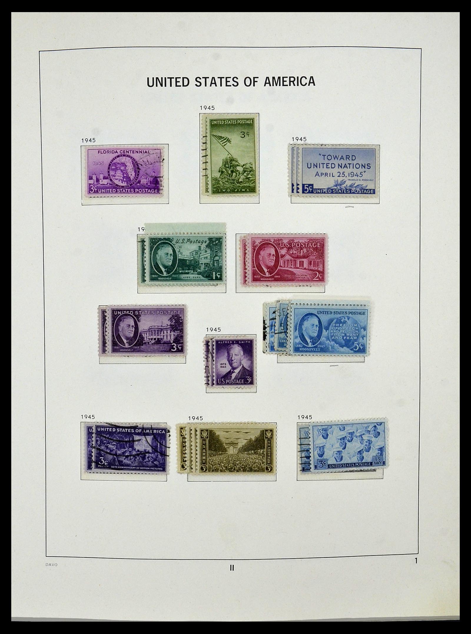 34026 045 - Postzegelverzameling 34026 USA 1851-2001.