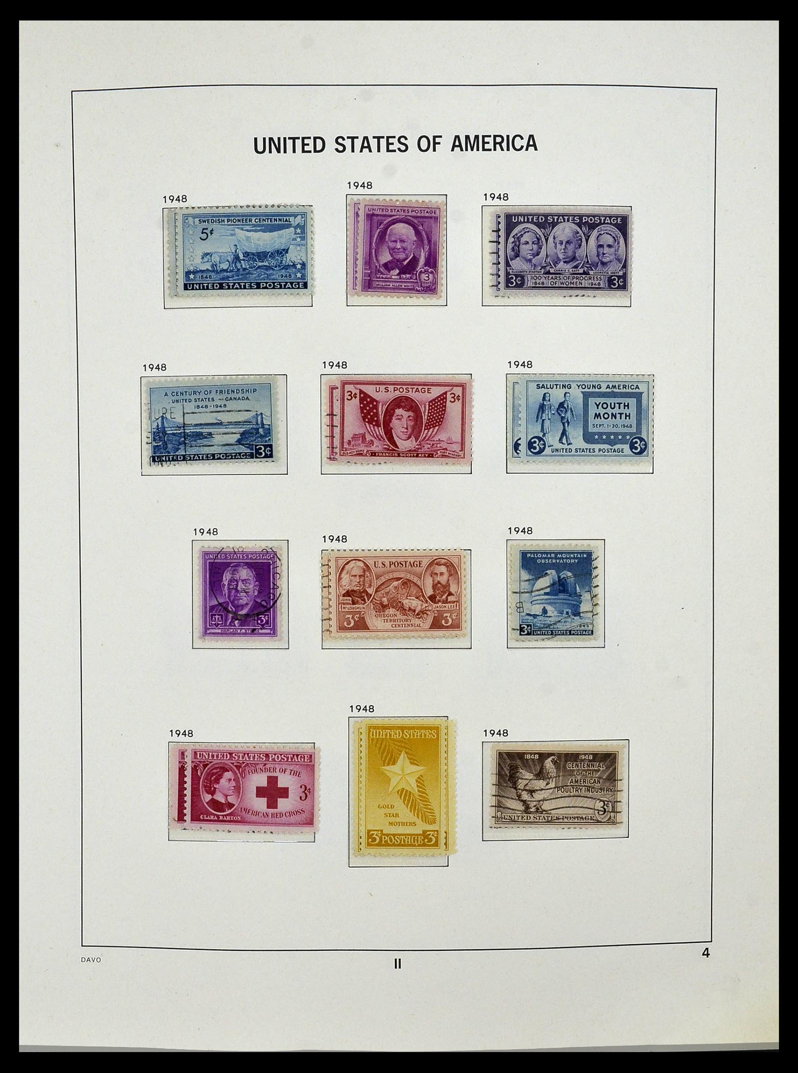34026 048 - Postzegelverzameling 34026 USA 1851-2001.