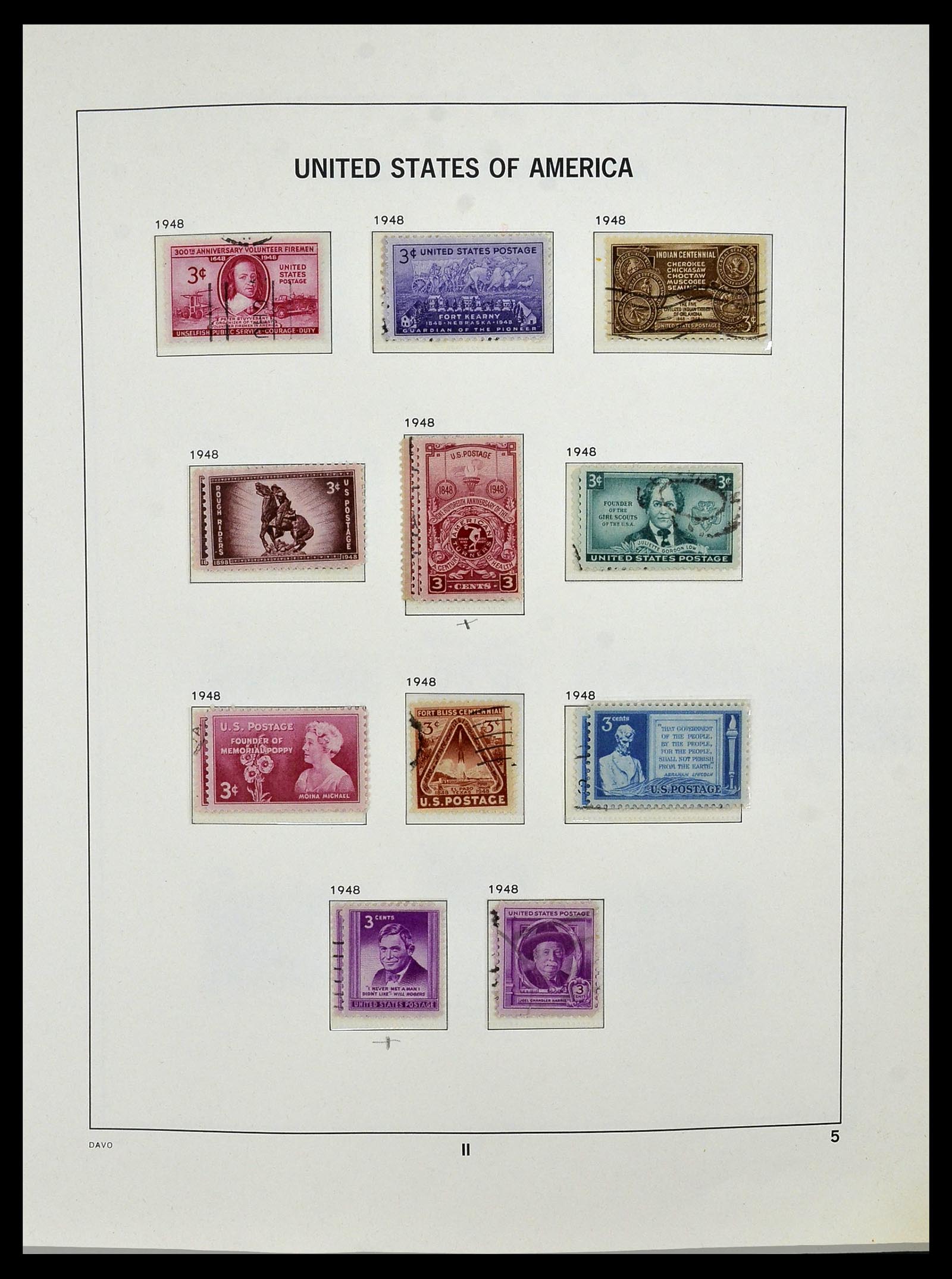34026 049 - Postzegelverzameling 34026 USA 1851-2001.