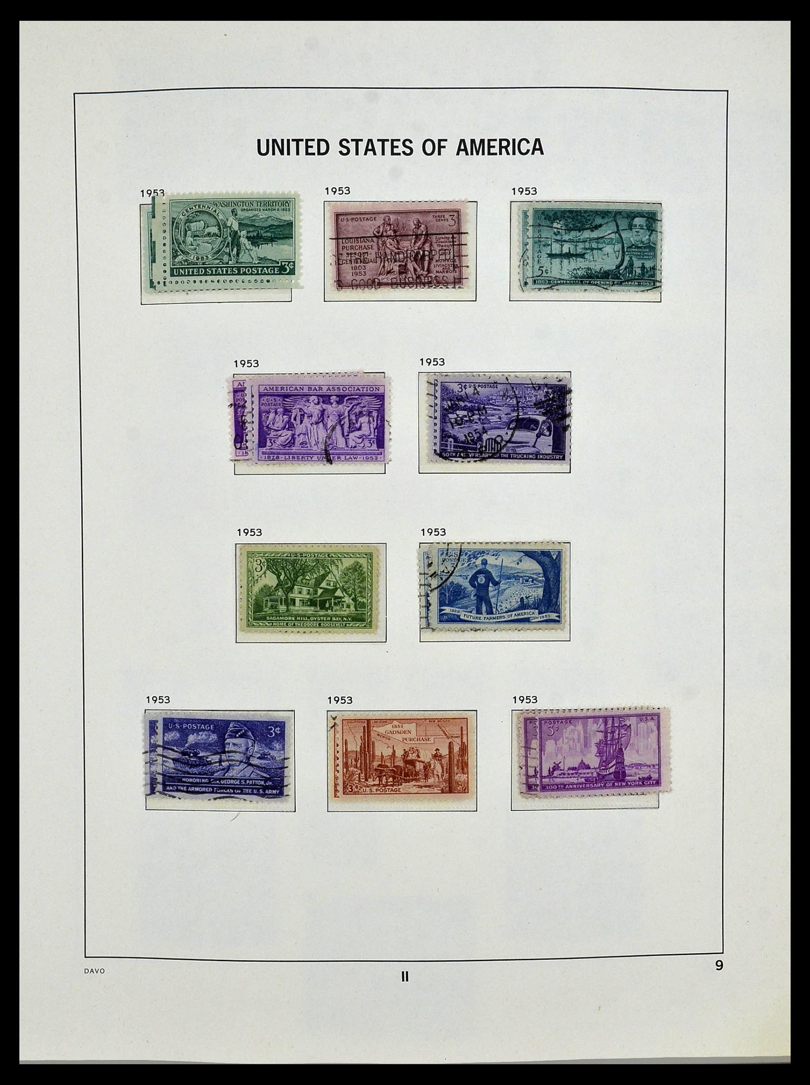 34026 053 - Postzegelverzameling 34026 USA 1851-2001.