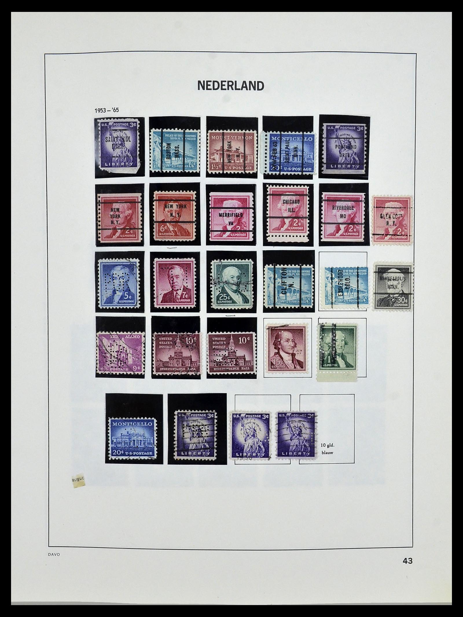 34026 055 - Postzegelverzameling 34026 USA 1851-2001.