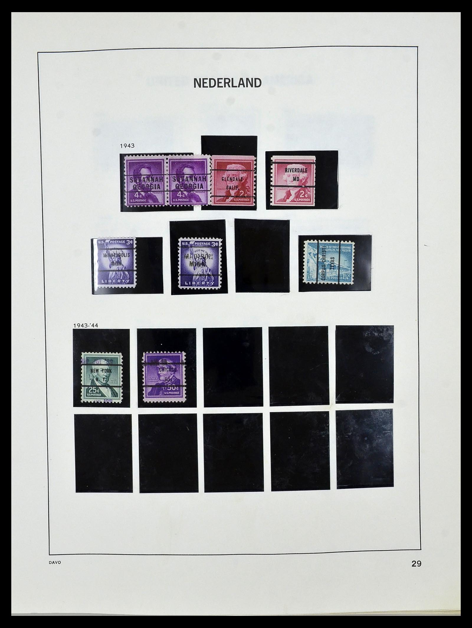 34026 056 - Postzegelverzameling 34026 USA 1851-2001.