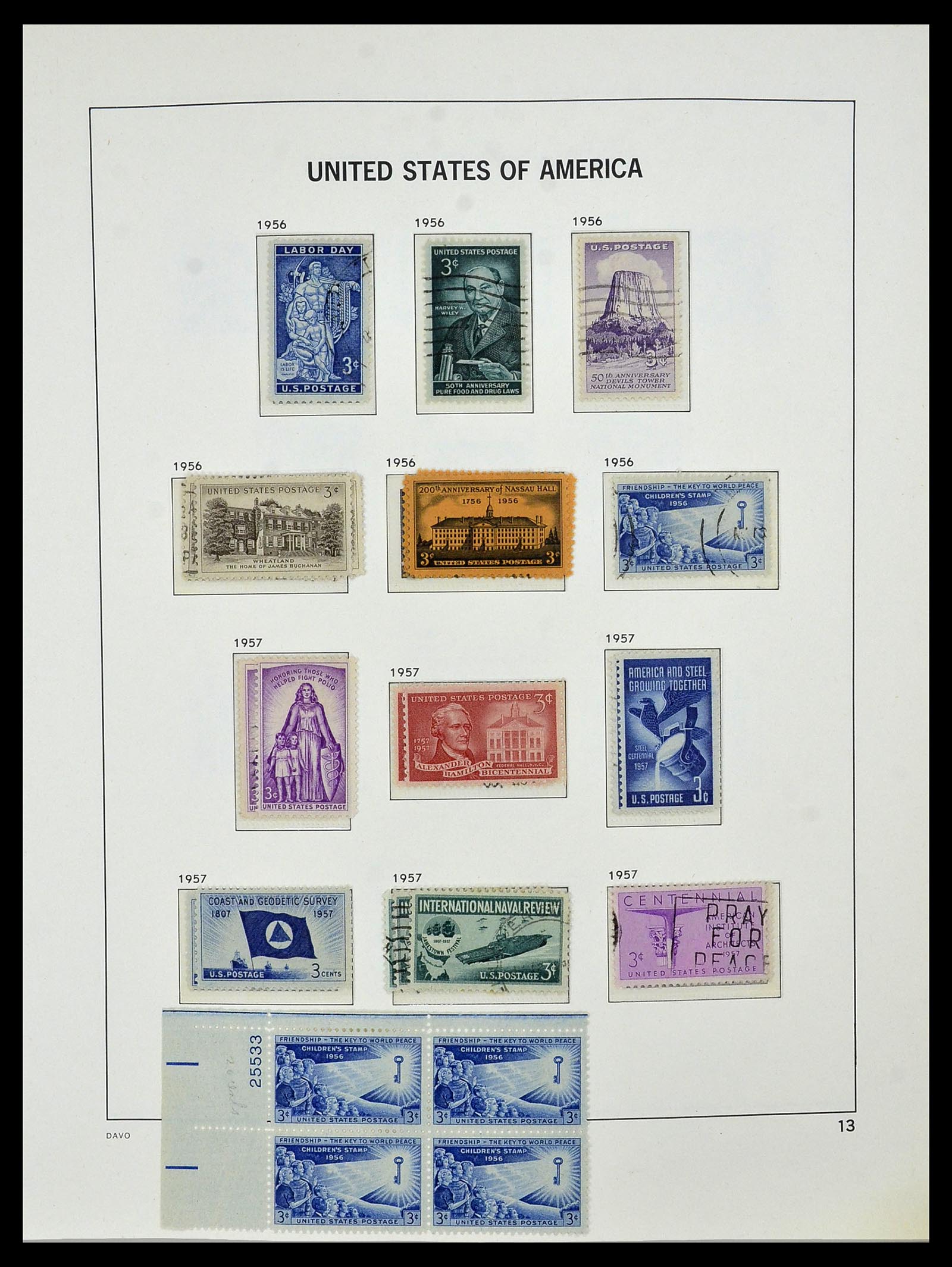 34026 059 - Postzegelverzameling 34026 USA 1851-2001.