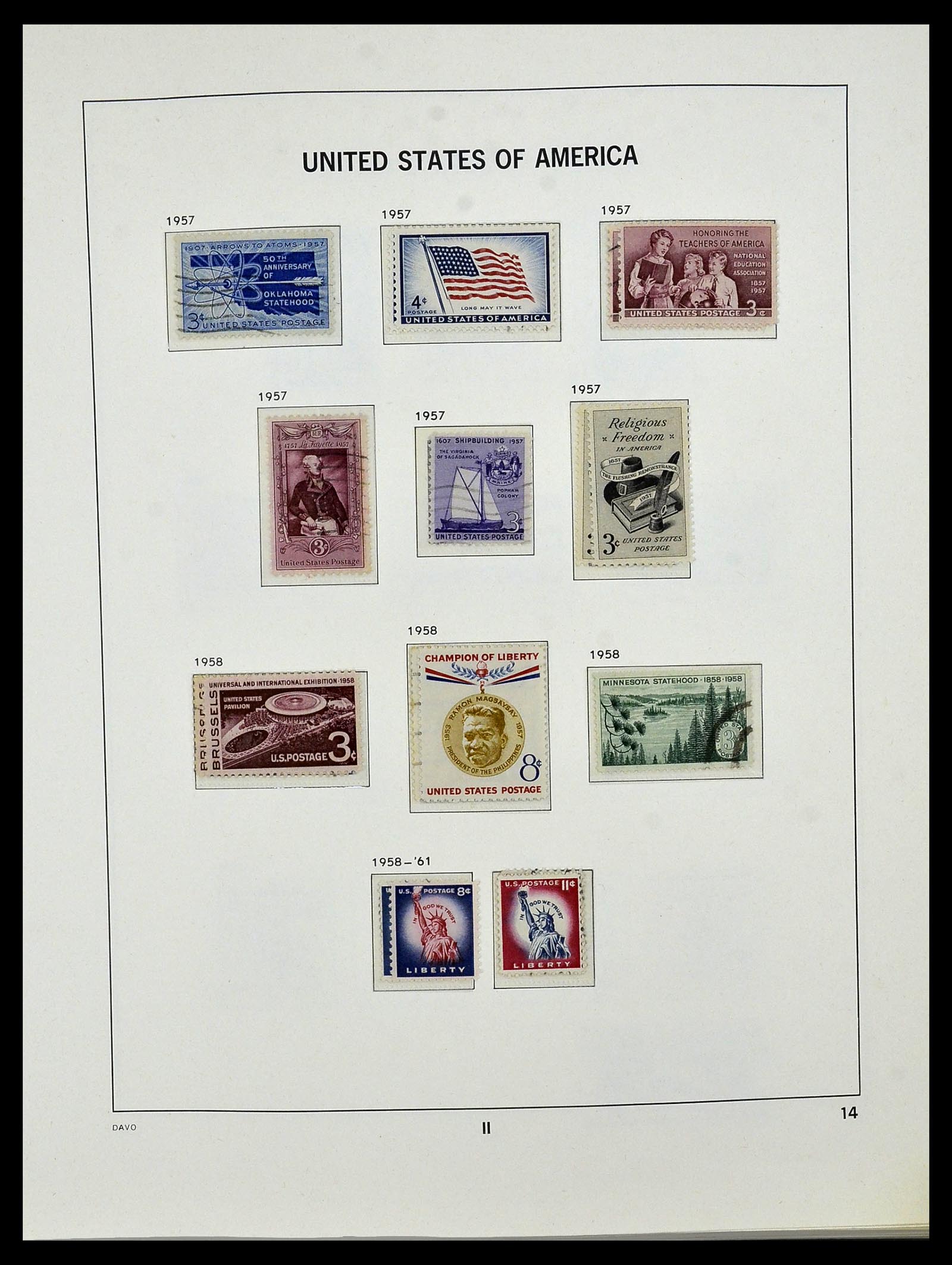 34026 060 - Stamp collection 34026 USA 1851-2001.