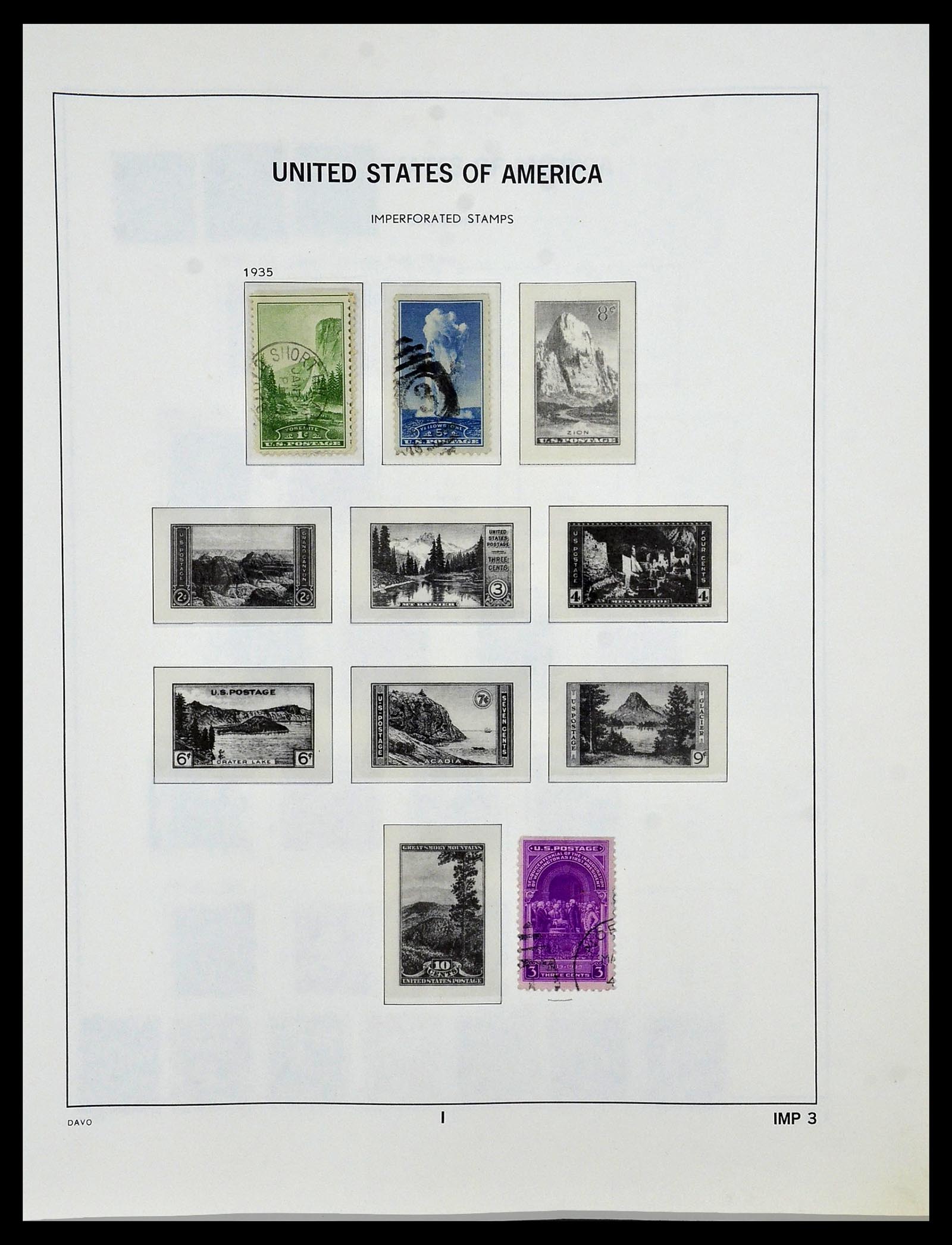 34026 090 - Postzegelverzameling 34026 USA 1851-2001.