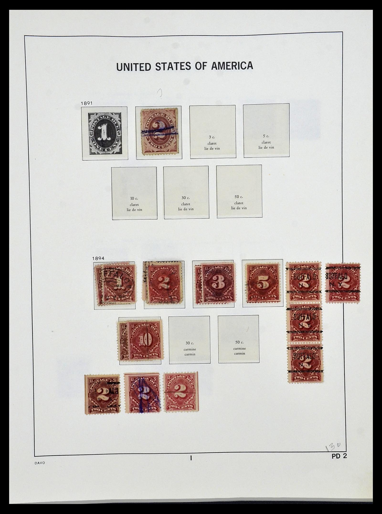 34026 095 - Postzegelverzameling 34026 USA 1851-2001.