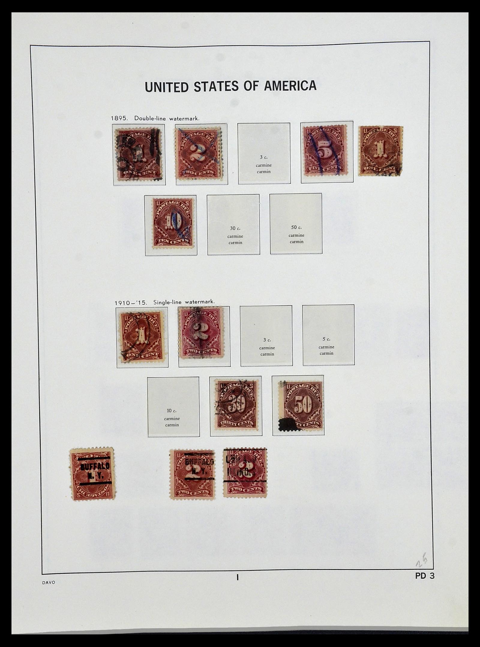 34026 096 - Postzegelverzameling 34026 USA 1851-2001.