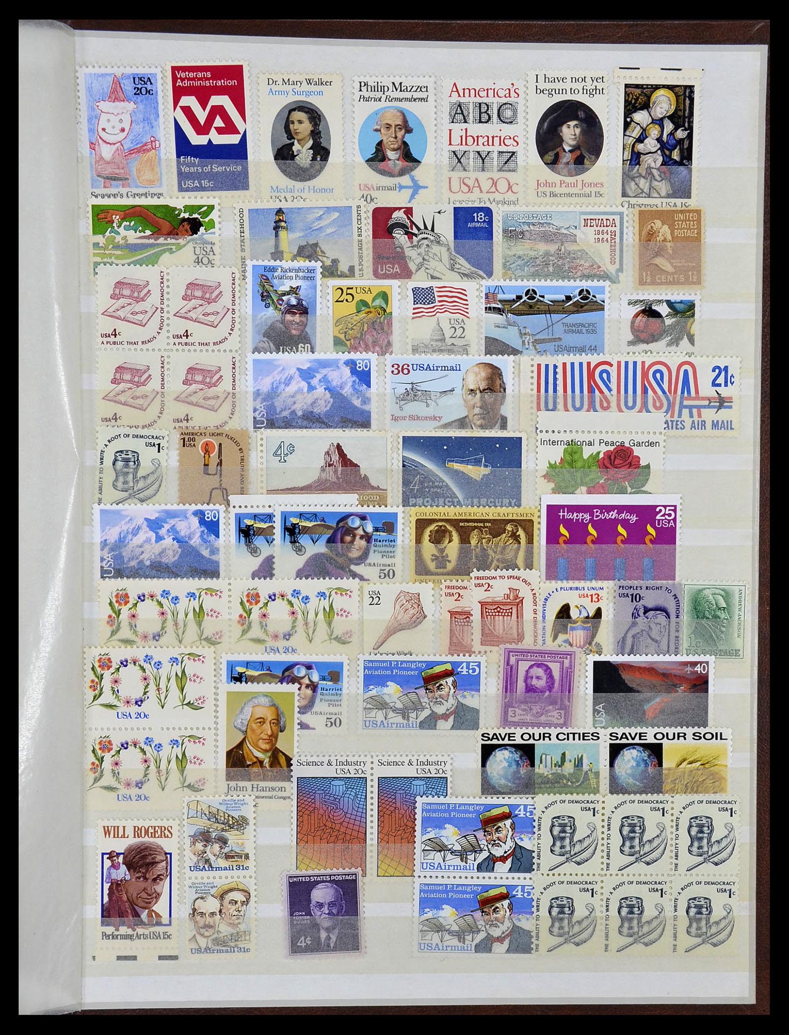 34026 367 - Stamp collection 34026 USA 1851-2001.