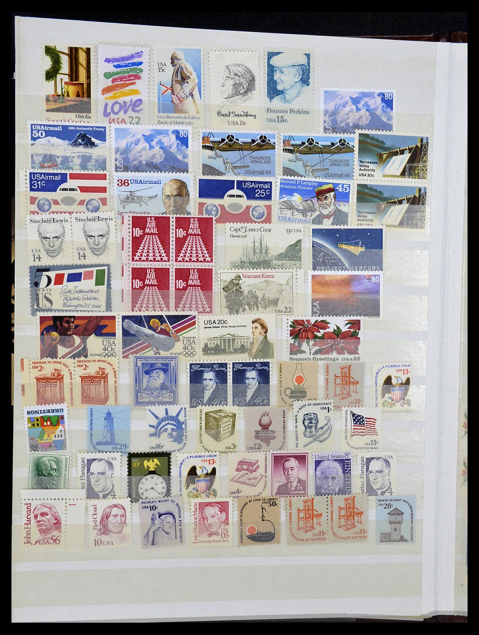 34026 368 - Postzegelverzameling 34026 USA 1851-2001.