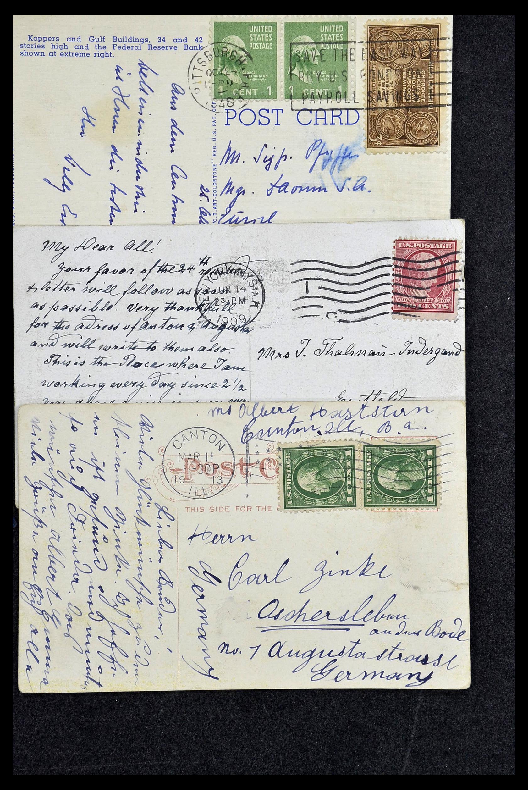34027 004 - Postzegelverzameling 34027 USA back of the book 1880-1960.
