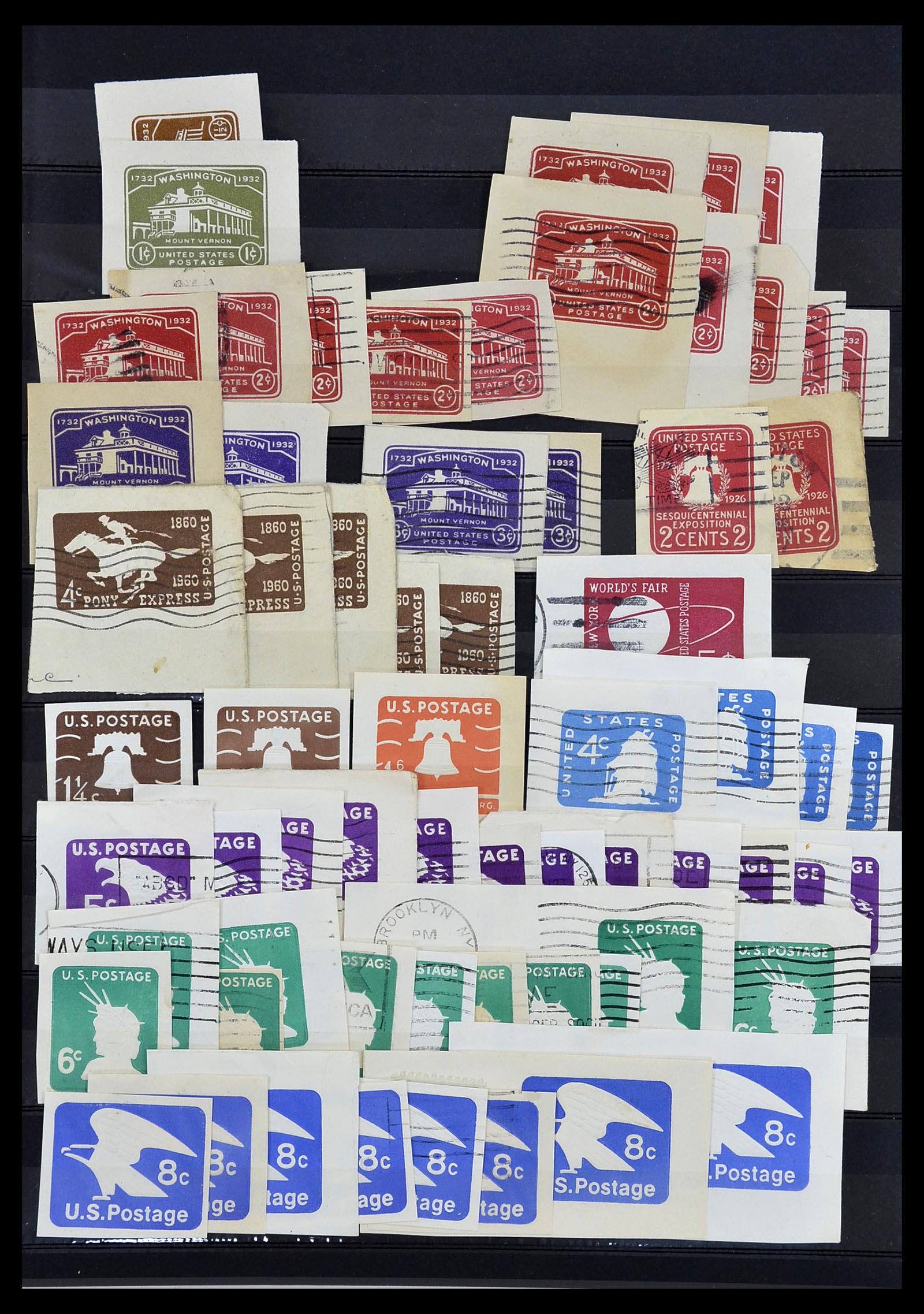 34027 007 - Postzegelverzameling 34027 USA back of the book 1880-1960.